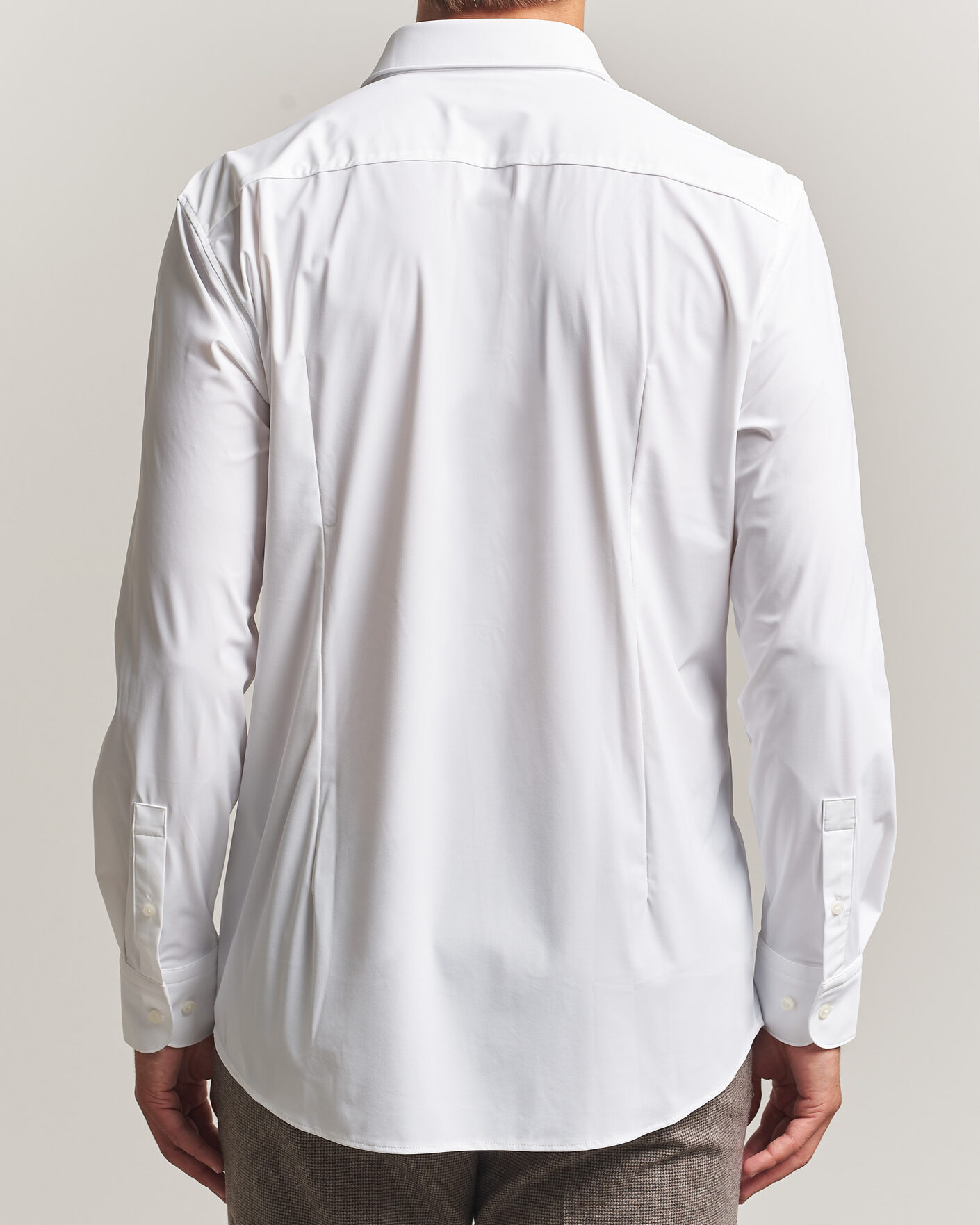 Mies | Kauluspaidat | BOSS BLACK | Hank 4-Way Stretch Shirt White
