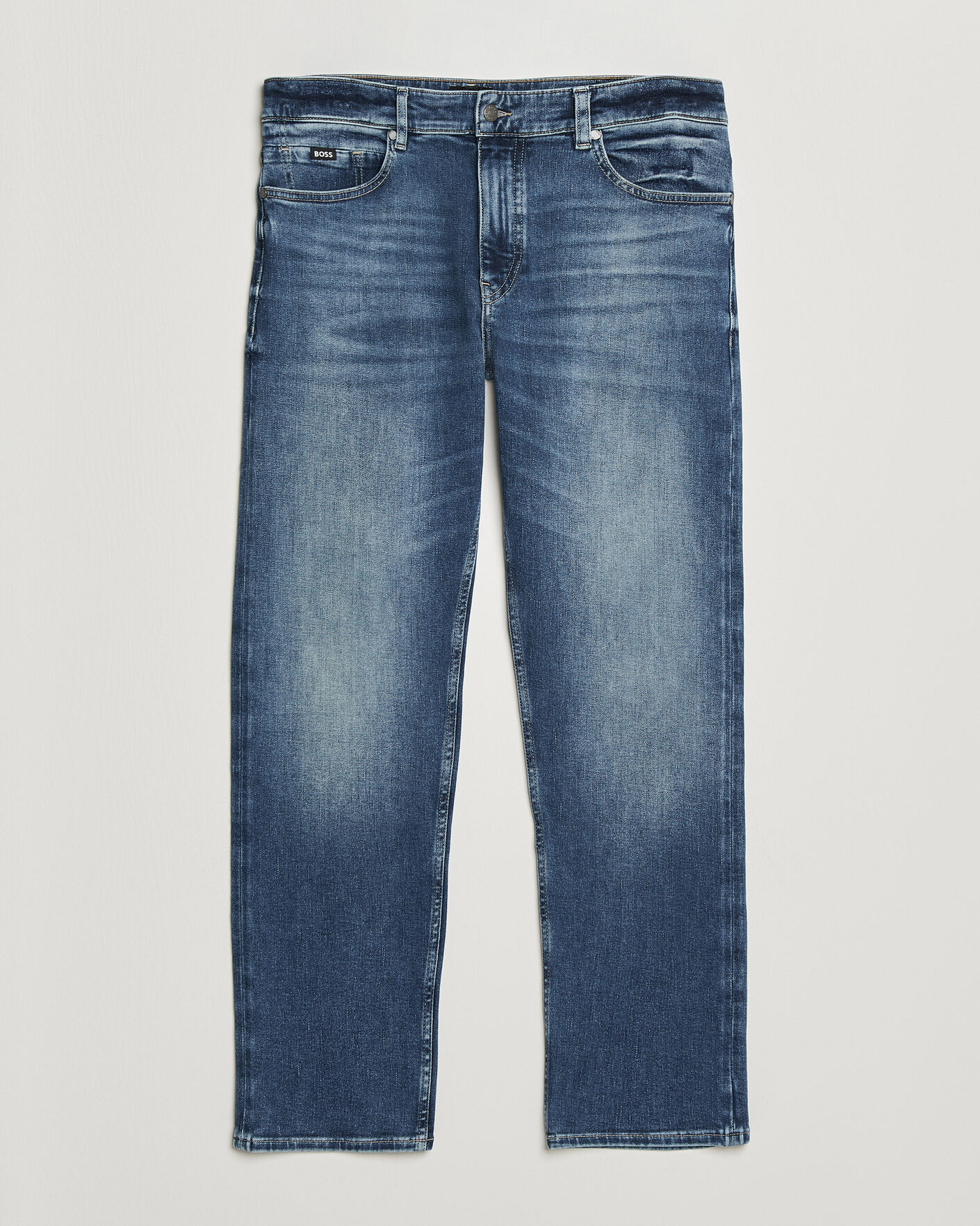 Mies | Farkut | BOSS BLACK | Ogden Regular Fit Jeans Medium Blue
