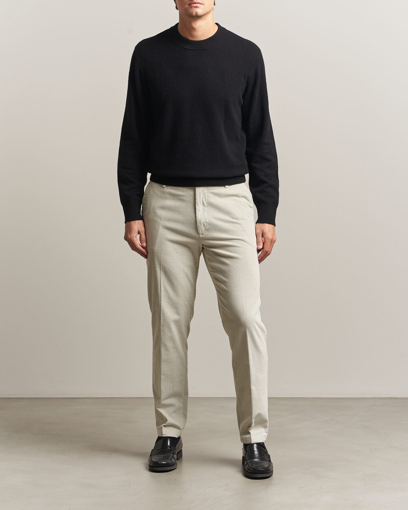 Mies | Housut | BOSS BLACK | Kane Structured Cotton Chino Open White
