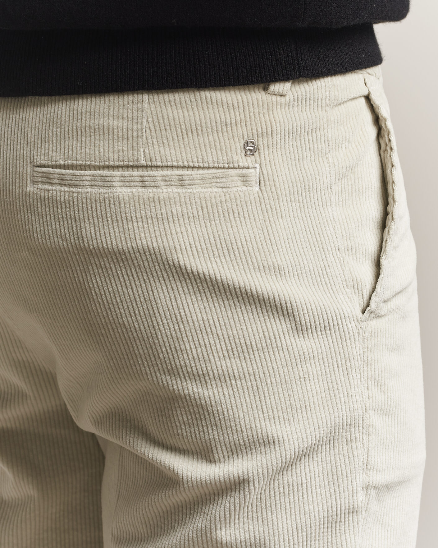 Mies | Housut | BOSS BLACK | Kane Structured Cotton Chino Open White