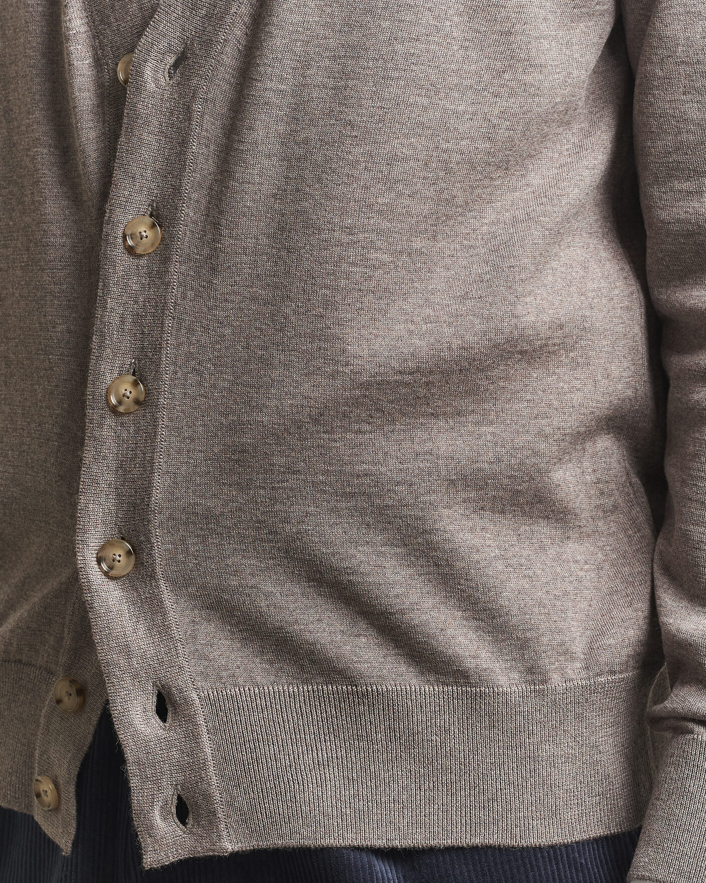 Mies | Puserot | BOSS BLACK | Mardon Wool Cardigan Open Brown