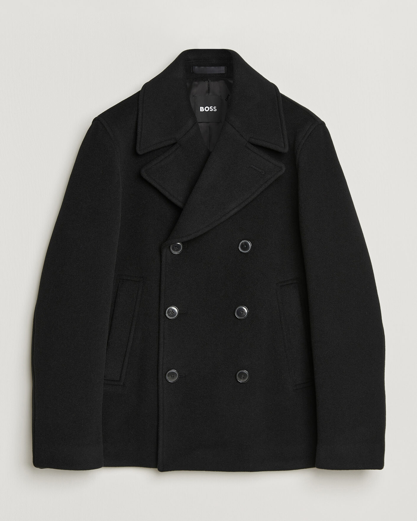 Mies | Takit | BOSS BLACK | Hyde Wool Peacoat Black
