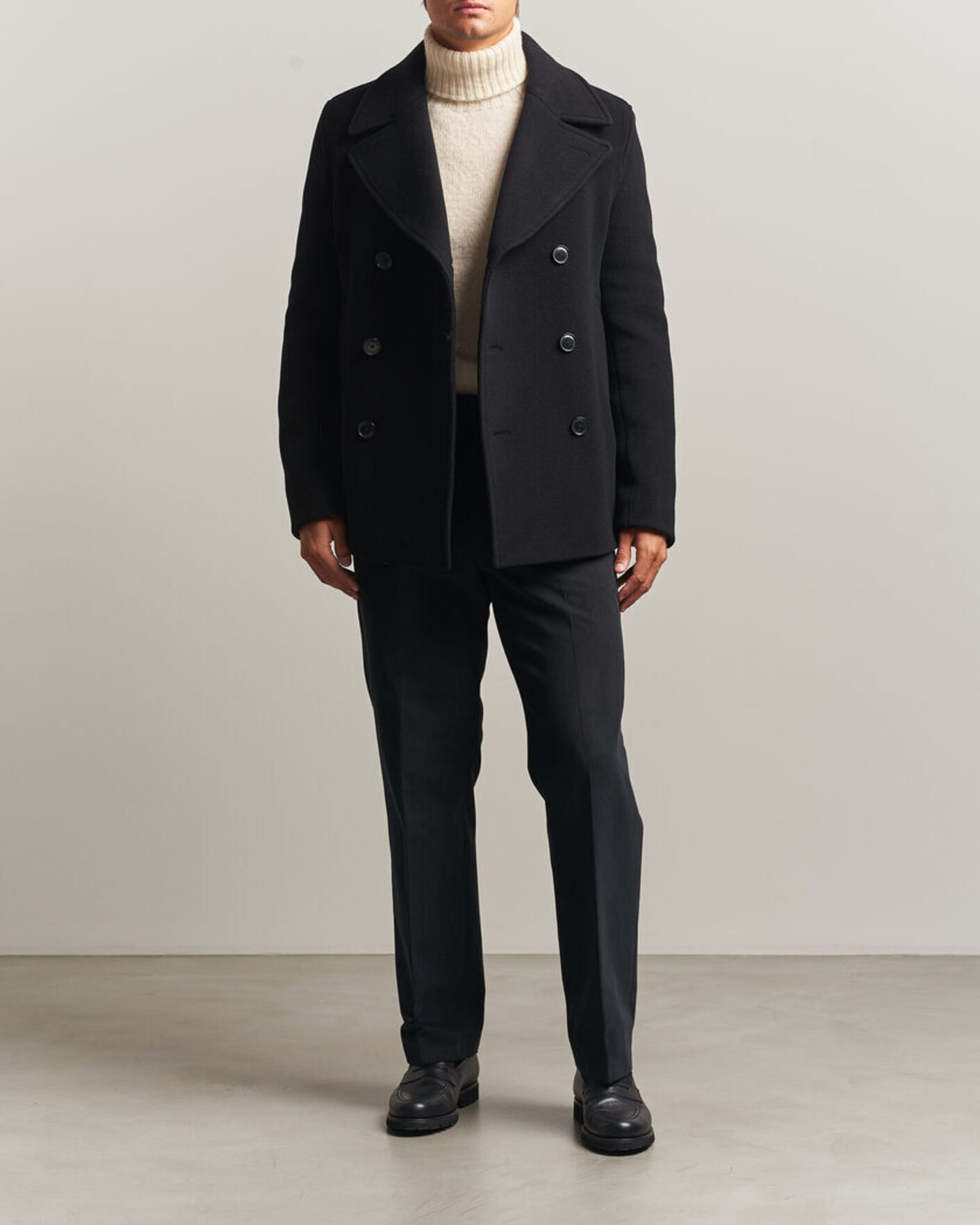 Mies | Takit | BOSS BLACK | Hyde Wool Peacoat Black