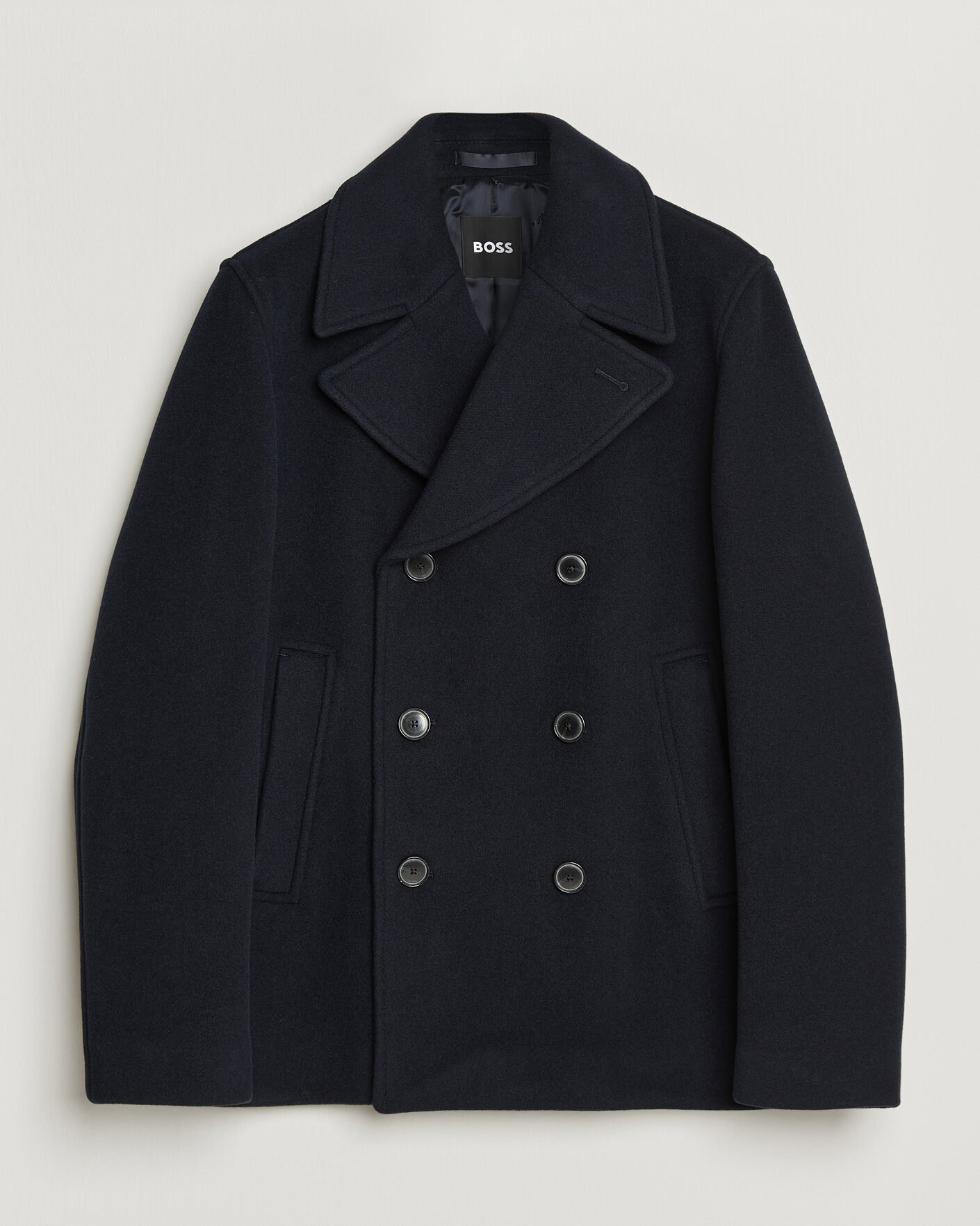 Mies | Takit | BOSS BLACK | Hyde Wool Peacoat Dark Blue