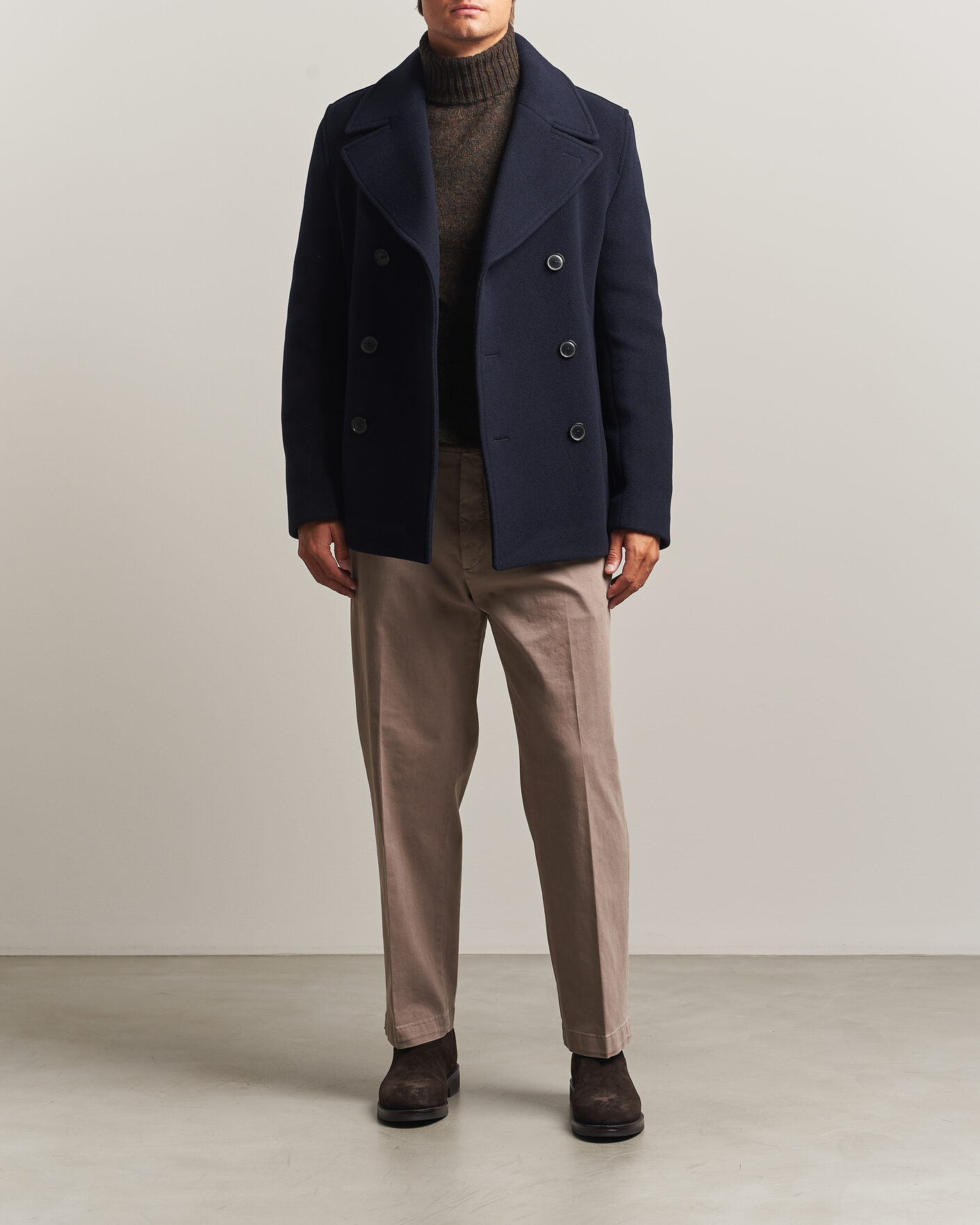 Mies | Takit | BOSS BLACK | Hyde Wool Peacoat Dark Blue