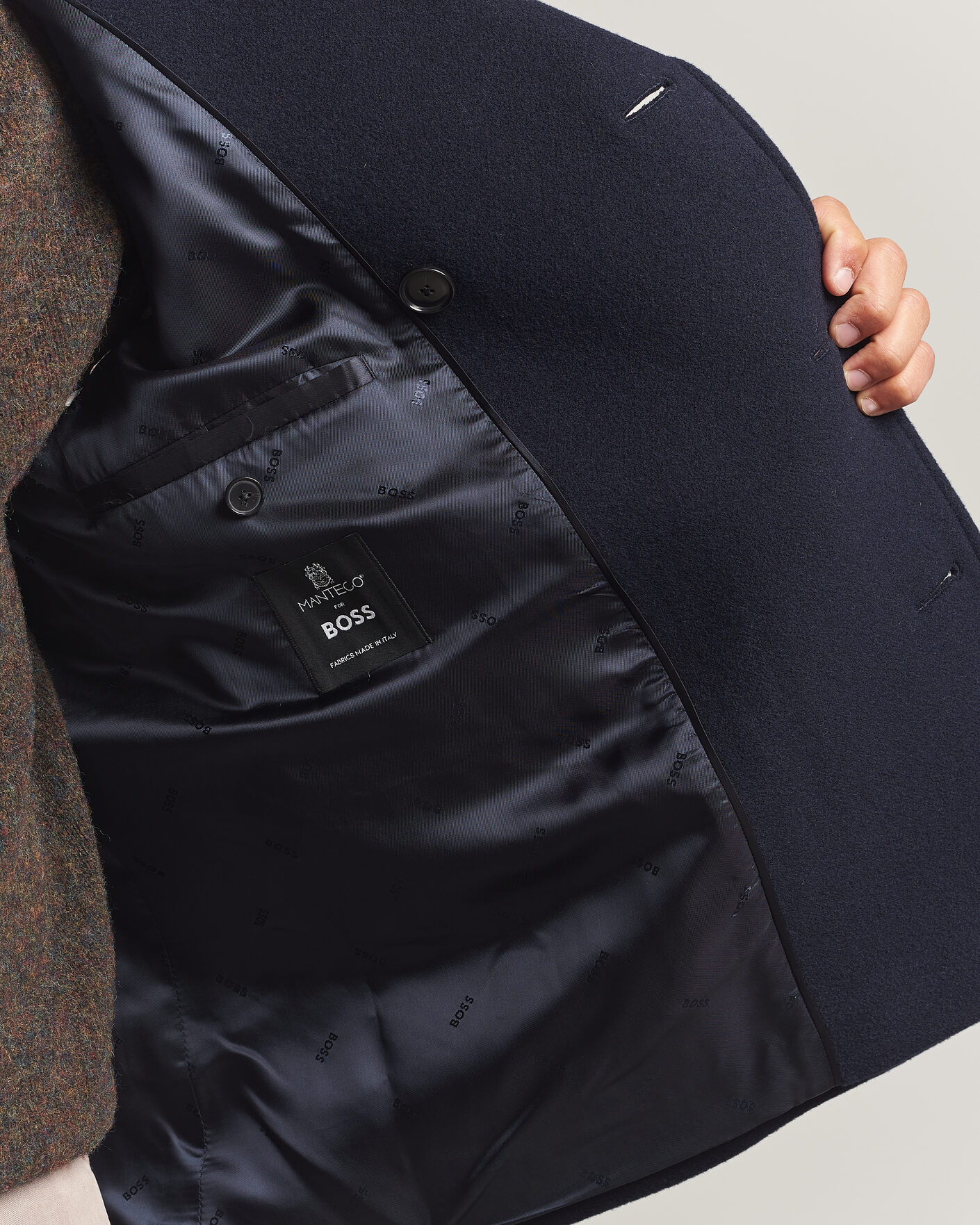Mies | Takit | BOSS BLACK | Hyde Wool Peacoat Dark Blue