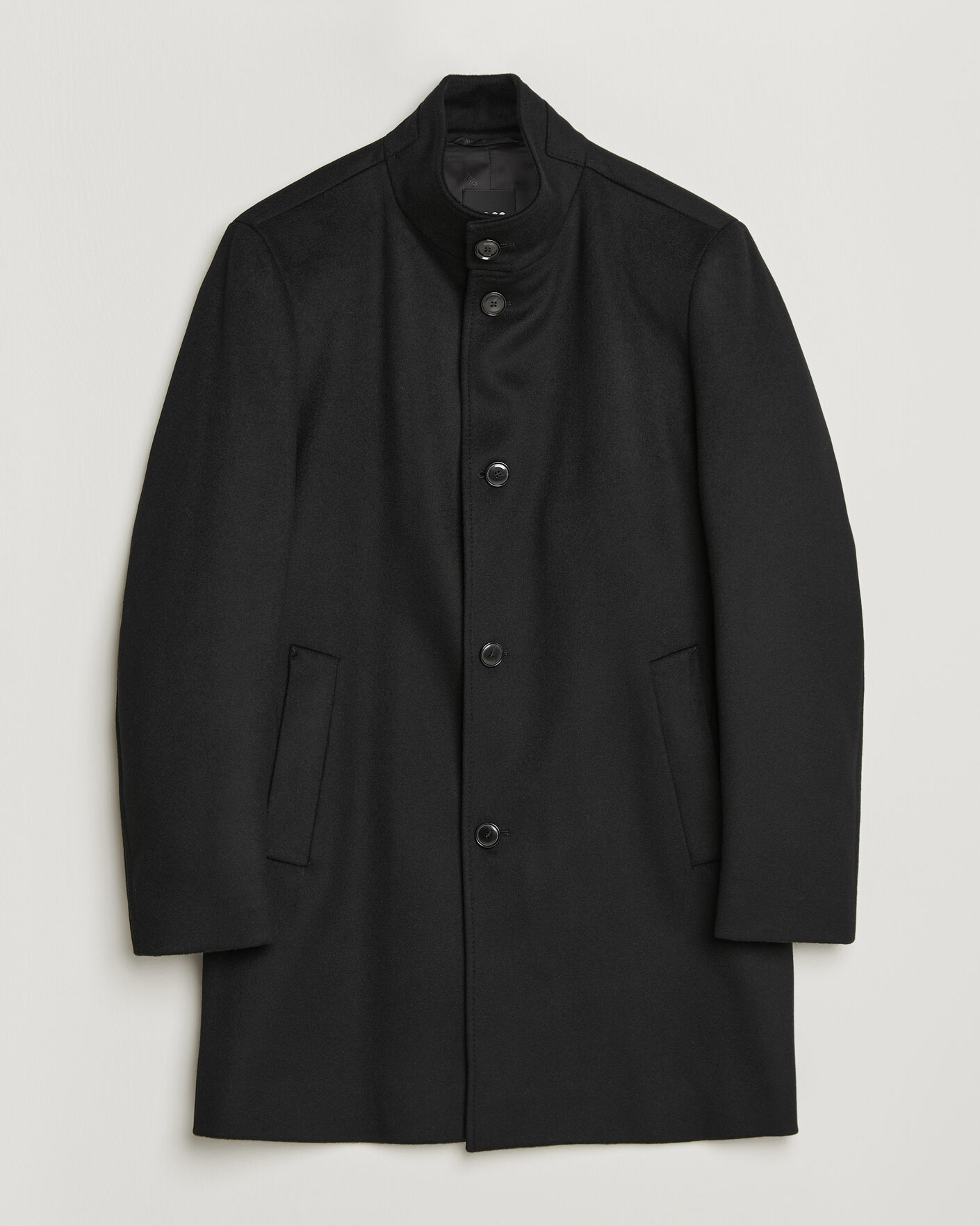 Mies | Takit | BOSS BLACK | Hyde Wool Stand Up Collar Coat Black