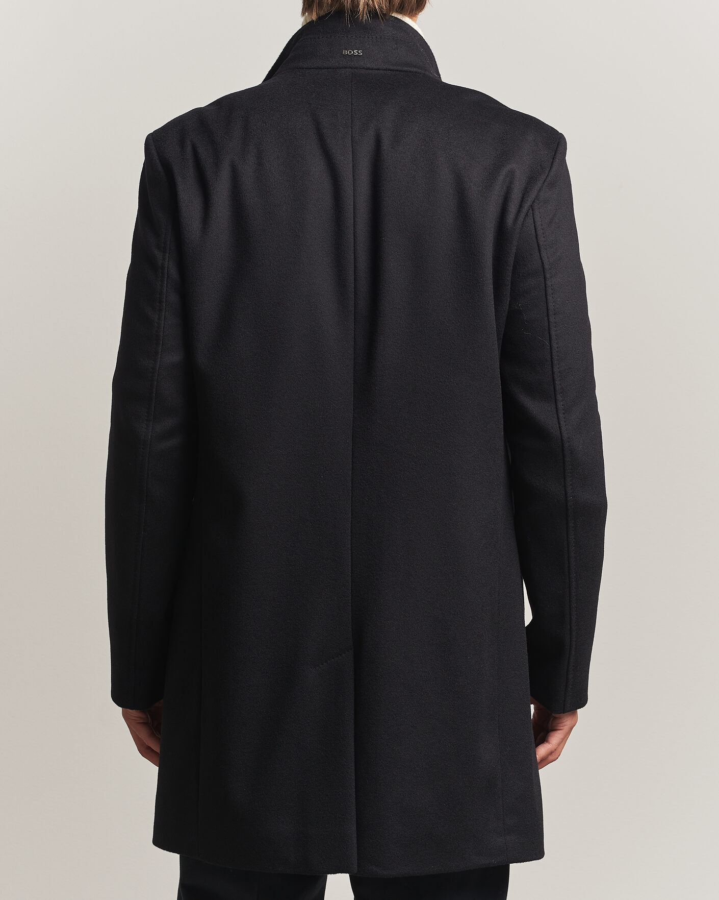 Mies | Takit | BOSS BLACK | Hyde Wool Stand Up Collar Coat Black