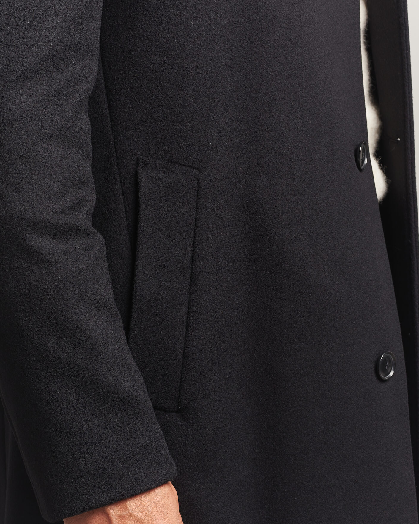 Mies | Takit | BOSS BLACK | Hyde Wool Stand Up Collar Coat Black