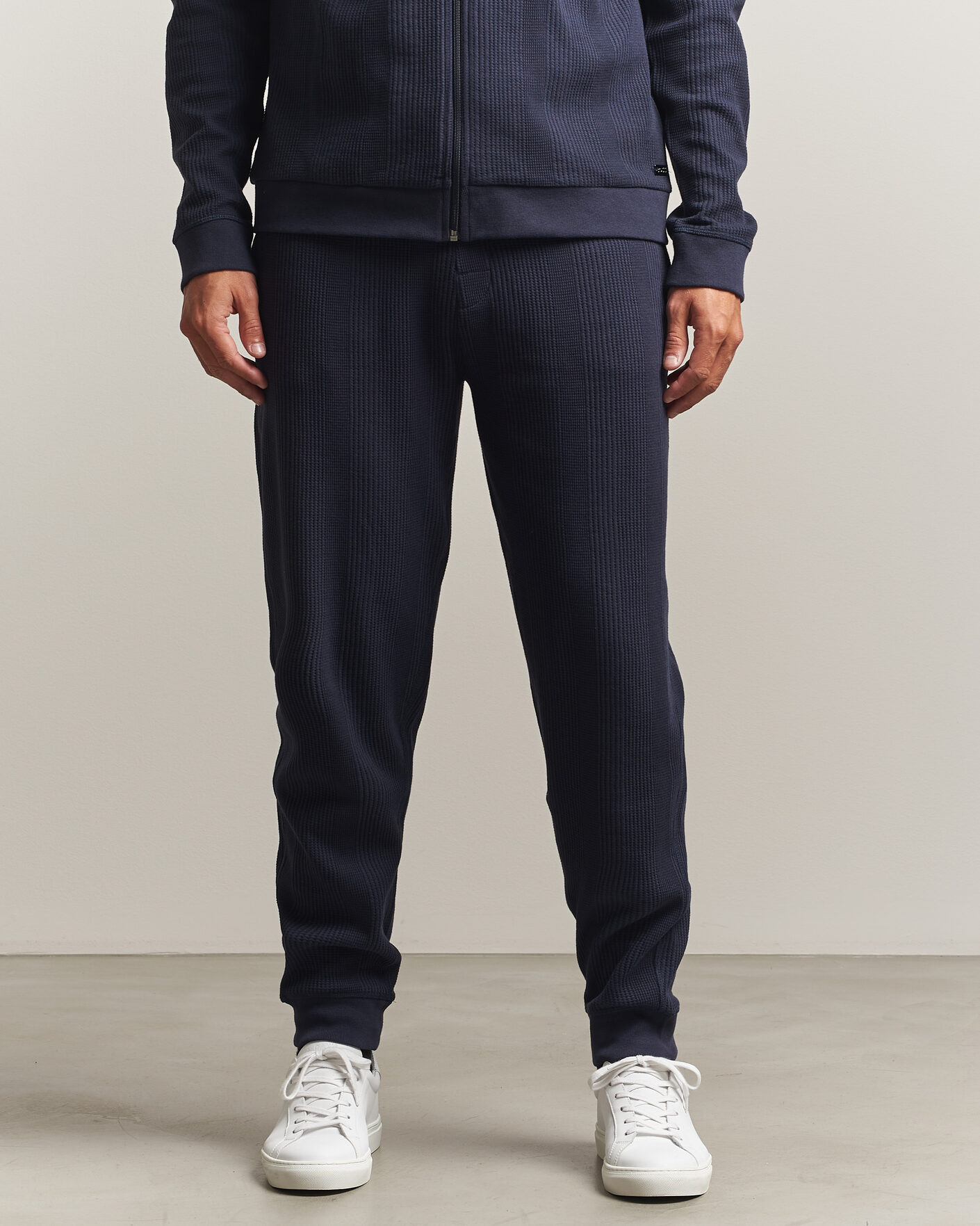 Mies | Housut | BOSS BLACK | Structured Loungewear Sweatpants Dark Blue