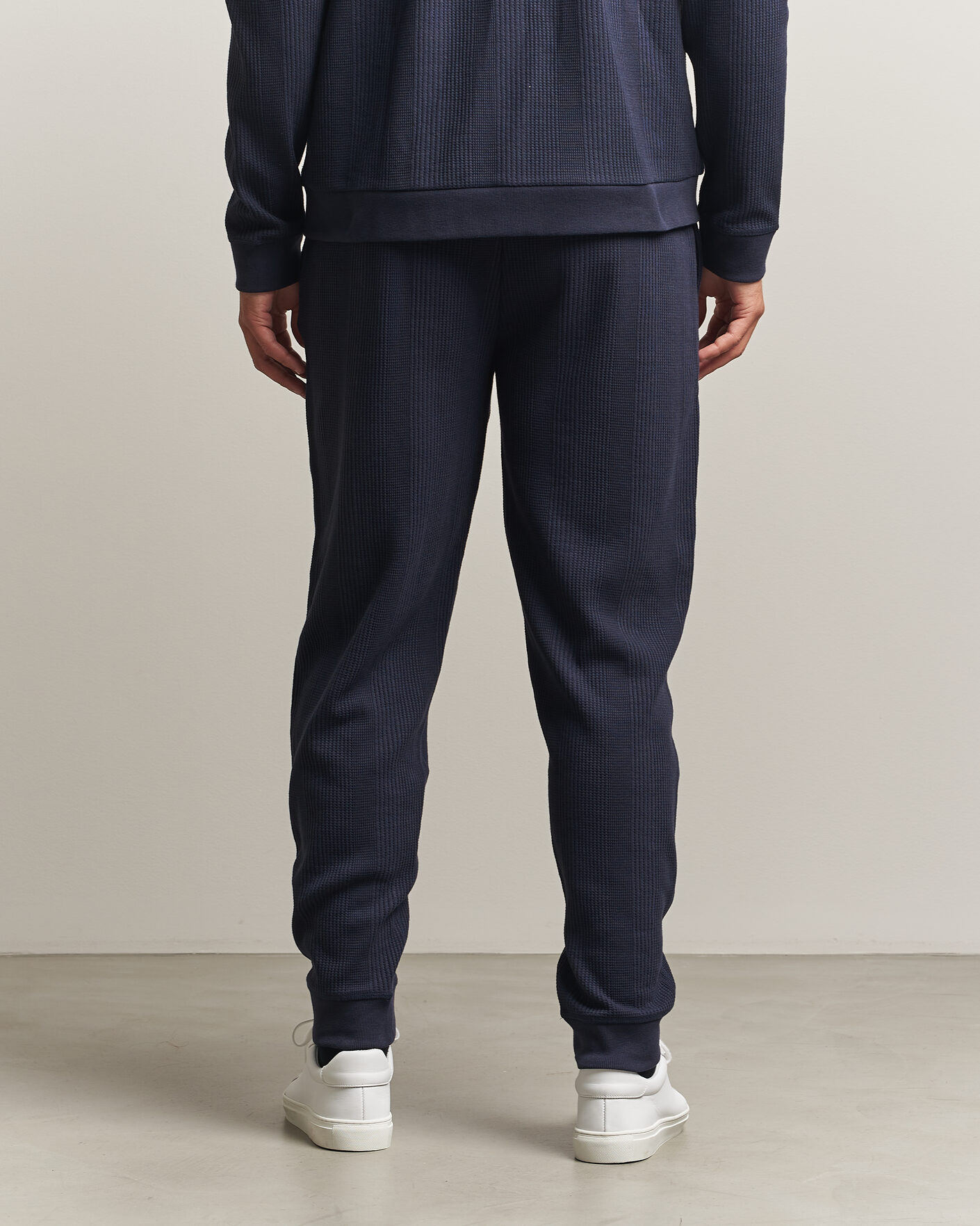 Mies | Housut | BOSS BLACK | Structured Loungewear Sweatpants Dark Blue
