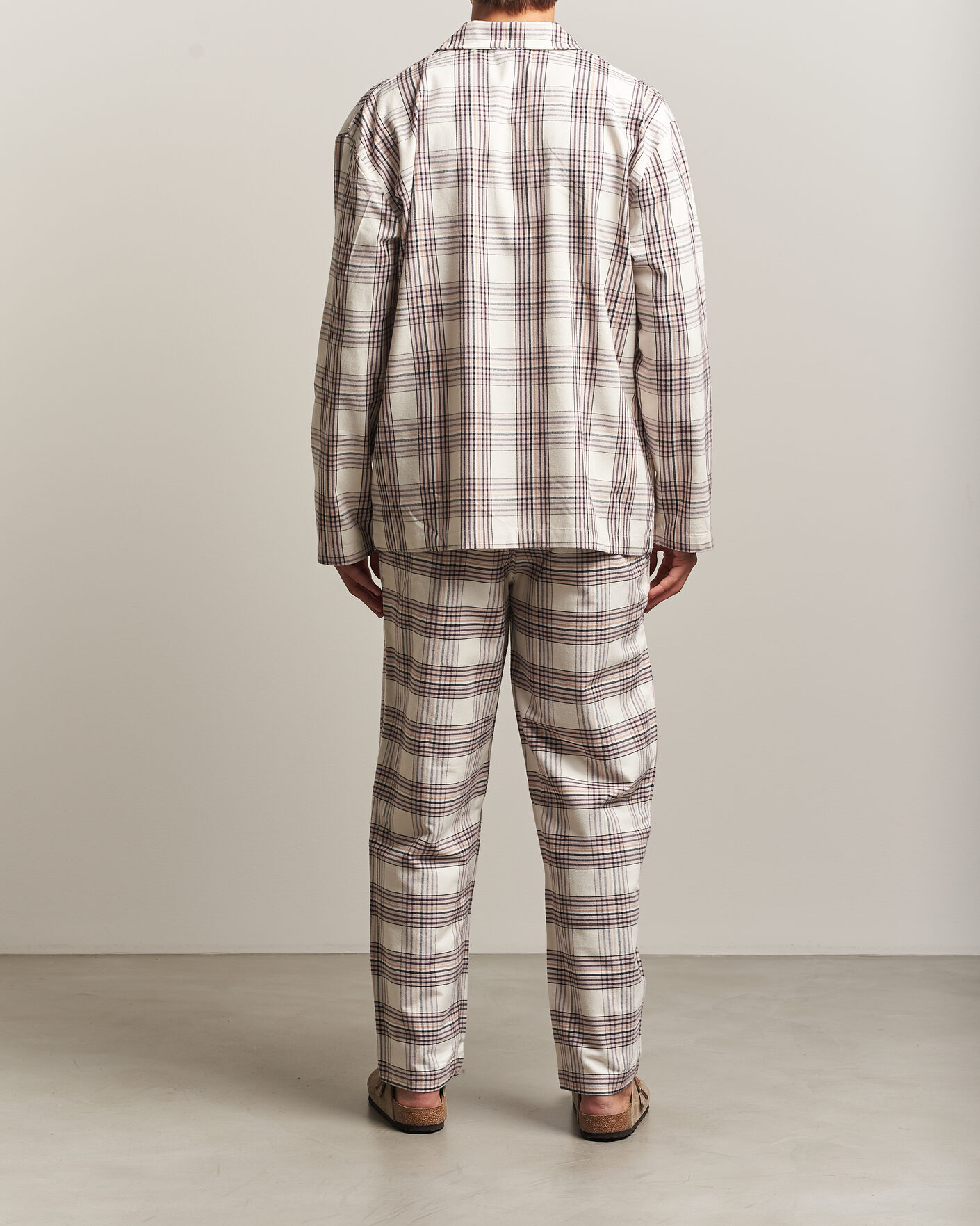 Mies | Yöpuvut ja kylpytakit | BOSS BLACK | Checked Flannel Pyjama Set Open White
