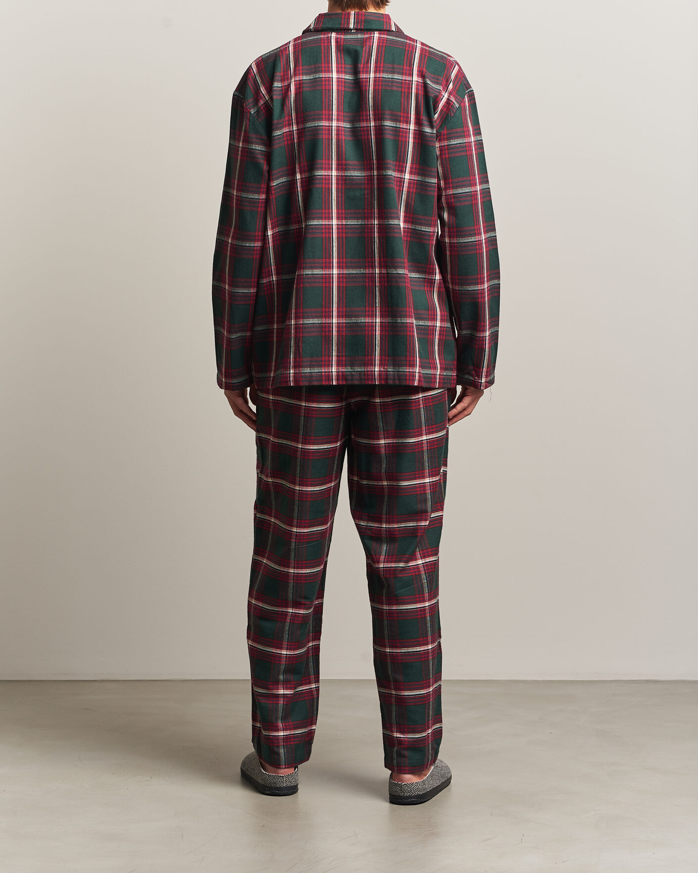 Mies | Yöpuvut ja kylpytakit | BOSS BLACK | Checked Flannel Pyjama Set Open Red