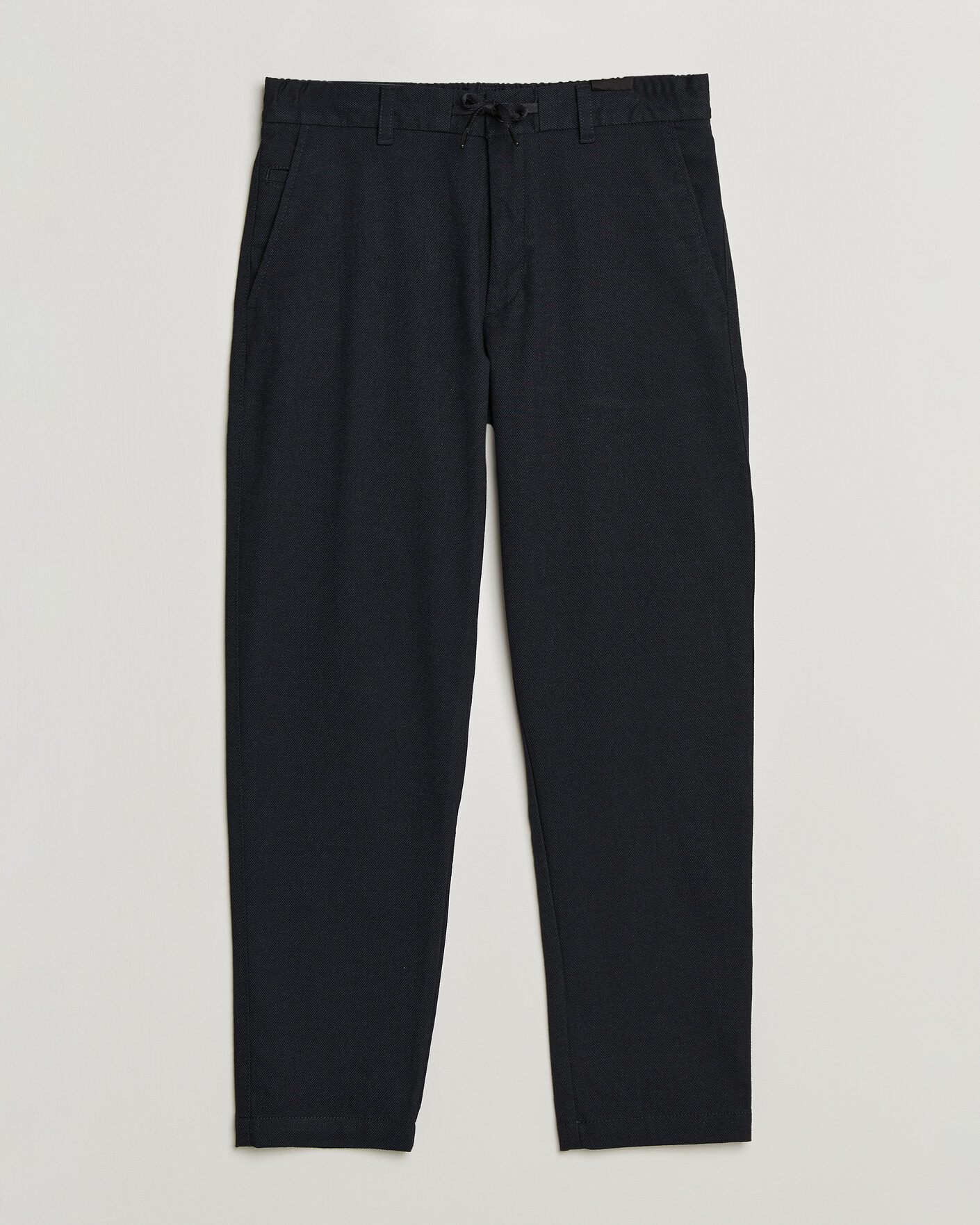 Mies | Housut | BOSS ORANGE | Tapered Fit Drawstring Chino Dark Blue