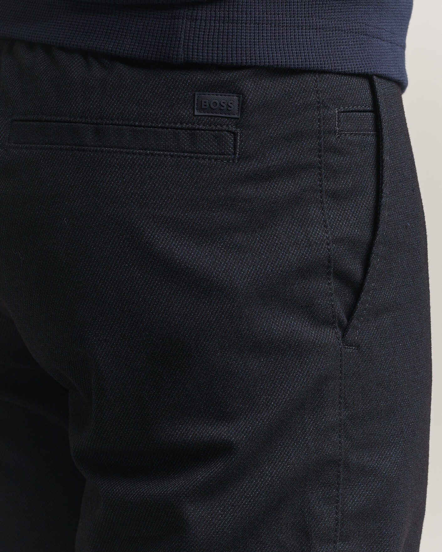 Mies | Housut | BOSS ORANGE | Tapered Fit Drawstring Chino Dark Blue