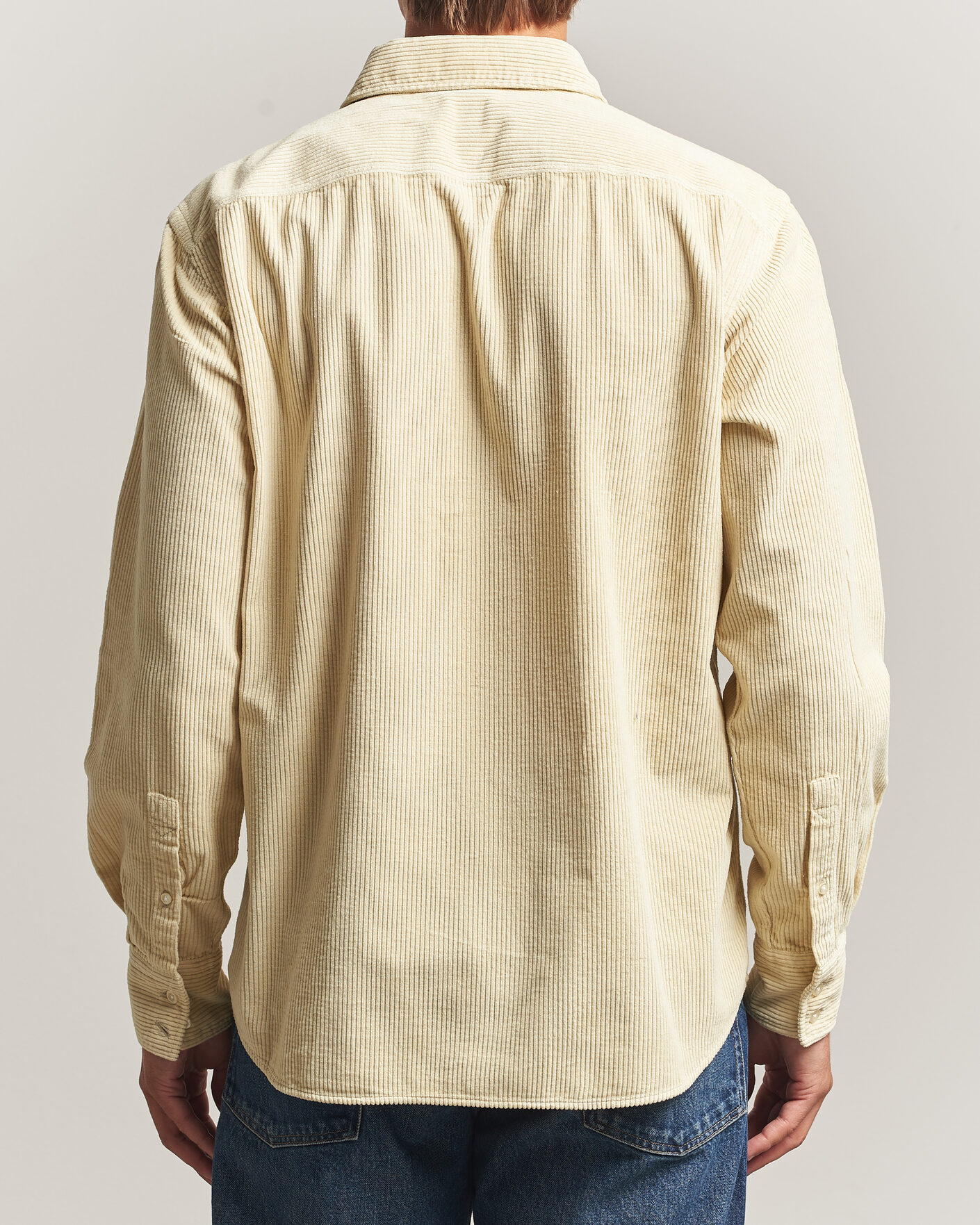 Mies | Kauluspaidat | BOSS ORANGE | Relegant Corduroy Shirt Light Beige