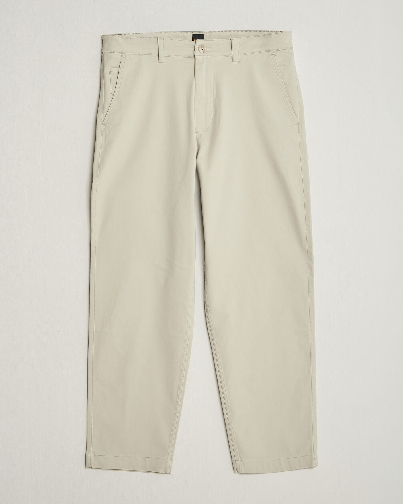 Mies | Housut | BOSS ORANGE | Cotton Chino Light Beige