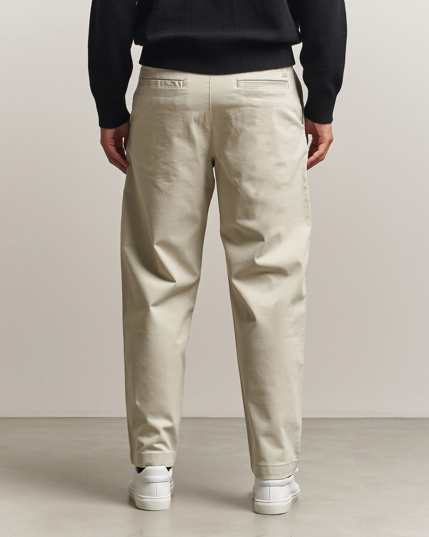 Mies | Housut | BOSS ORANGE | Cotton Chino Light Beige