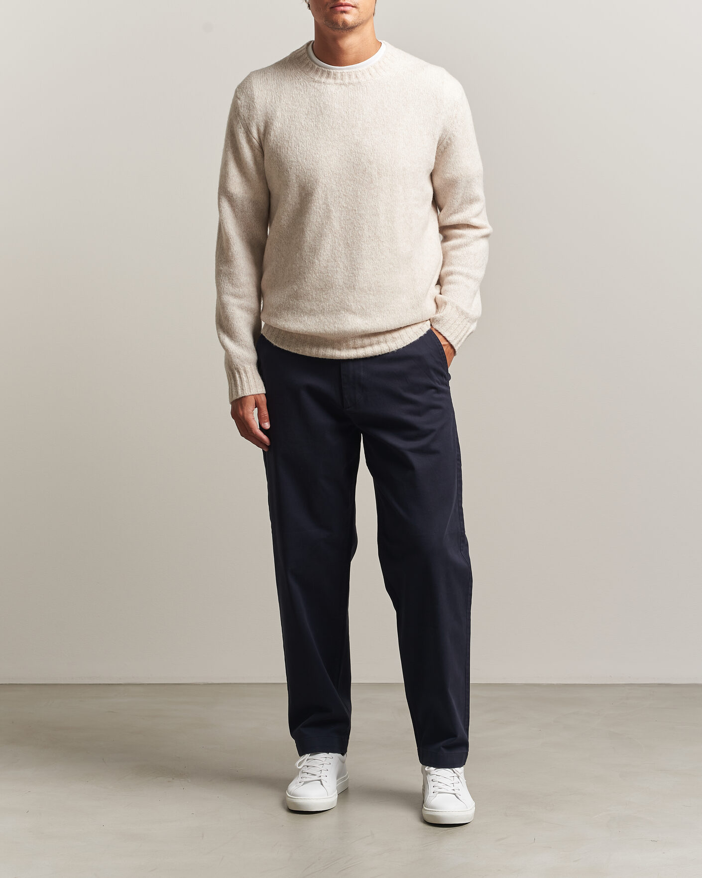 Mies | Housut | BOSS ORANGE | Cotton Chino Dark Blue