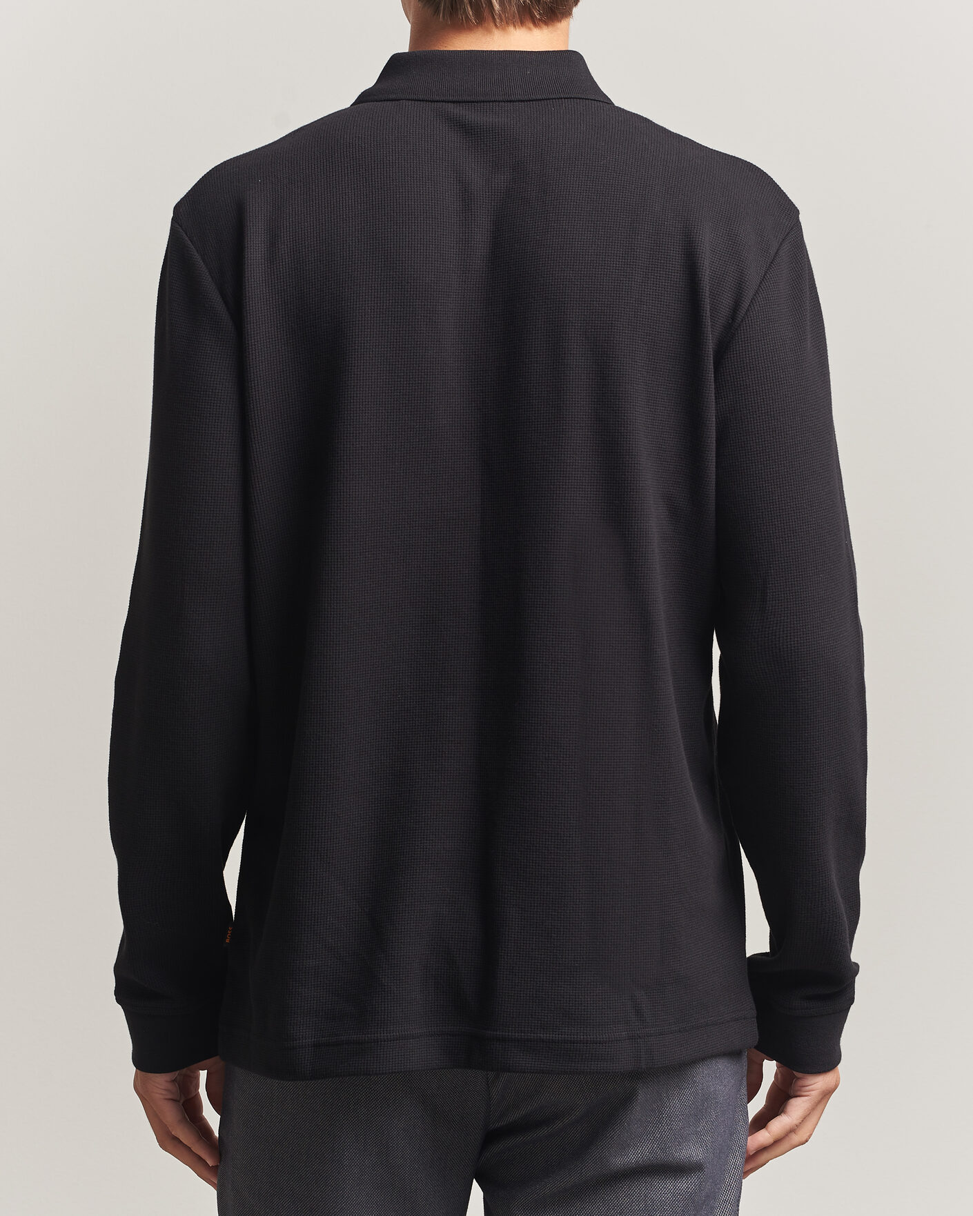 Mies | Puserot | BOSS ORANGE | Petempesto Polo Sweater Black