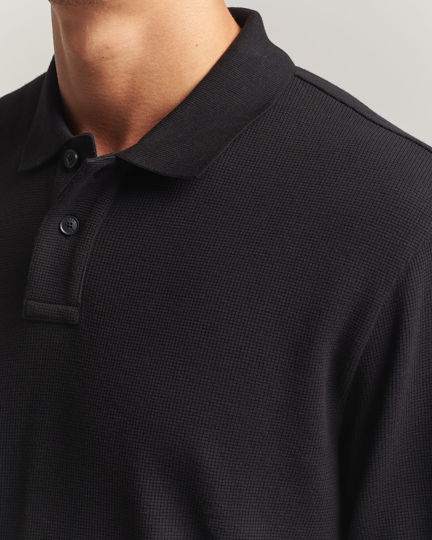 Mies | Puserot | BOSS ORANGE | Petempesto Polo Sweater Black