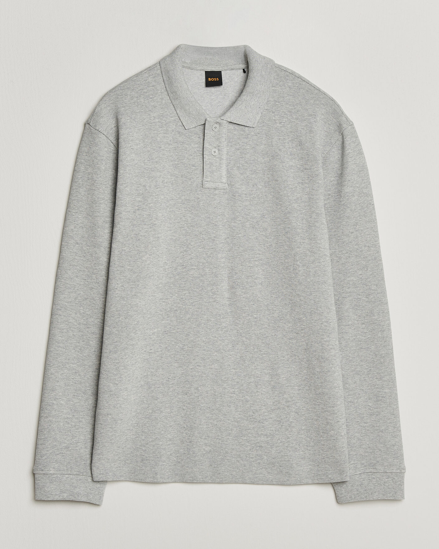 Mies | Puserot | BOSS ORANGE | Petempesto Polo Sweater Open Grey