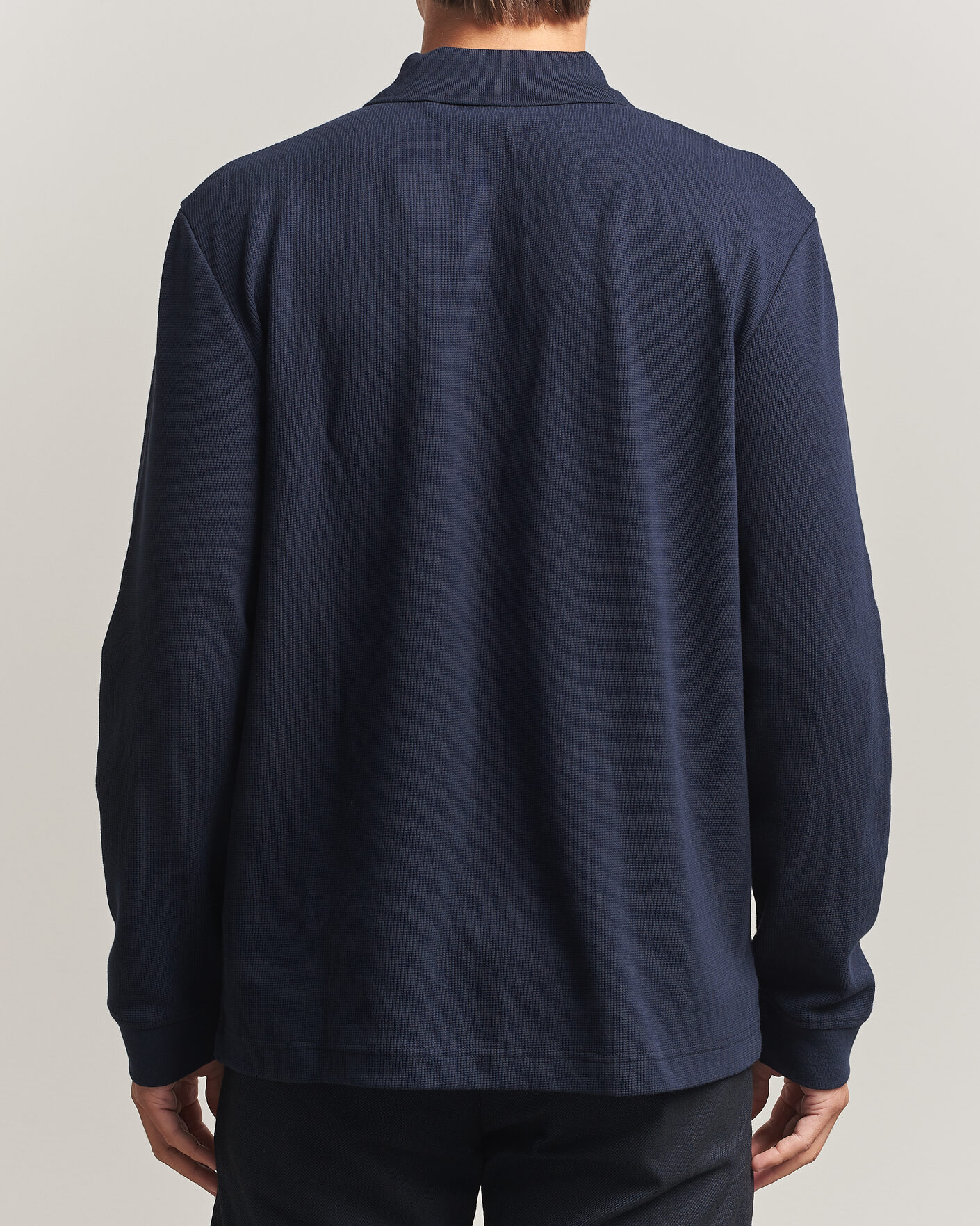 Mies | Puserot | BOSS ORANGE | Petempesto Polo Sweater Dark Blue