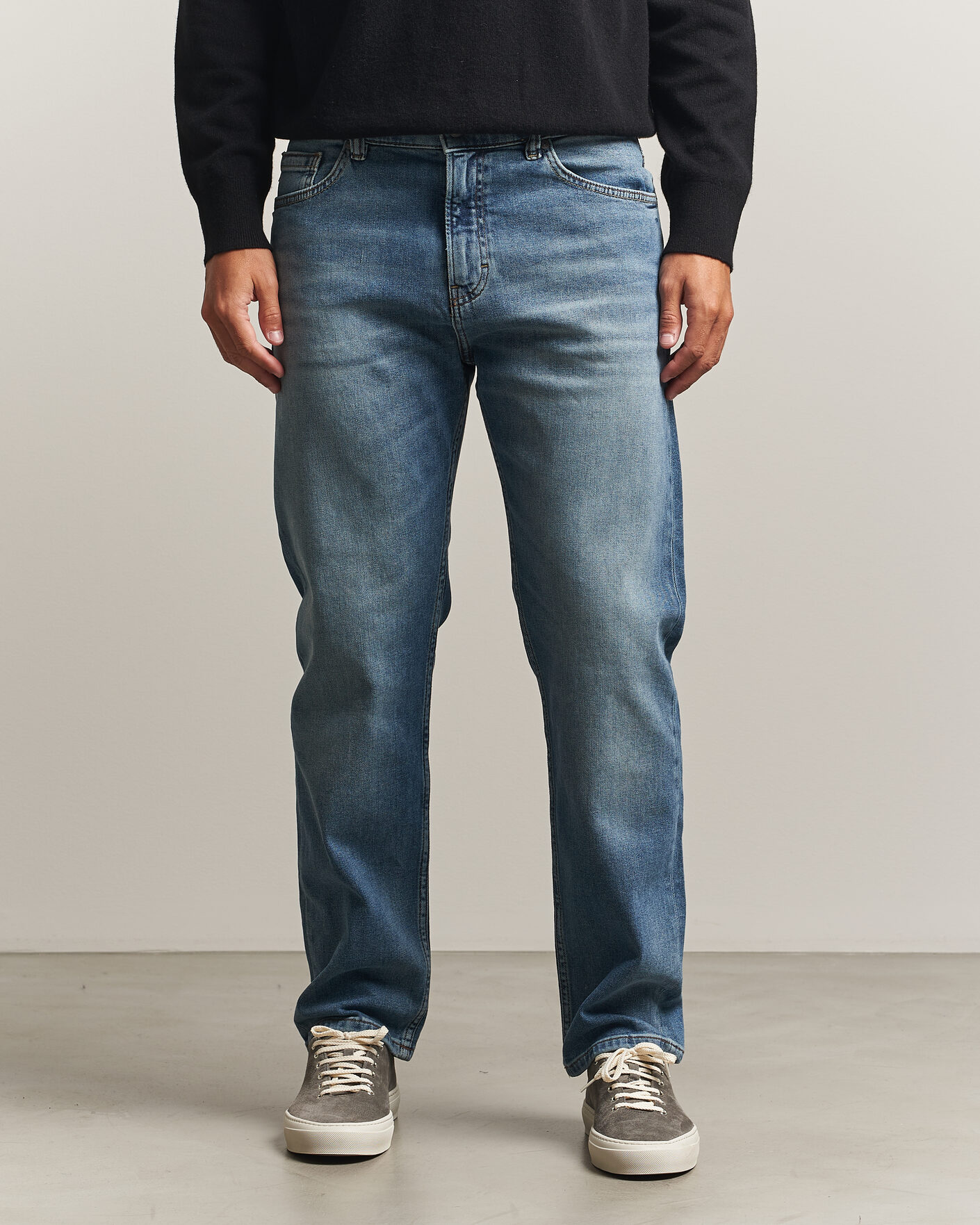 Mies | Farkut | BOSS ORANGE | Ogden Regular Fit Jeans Medium Blue