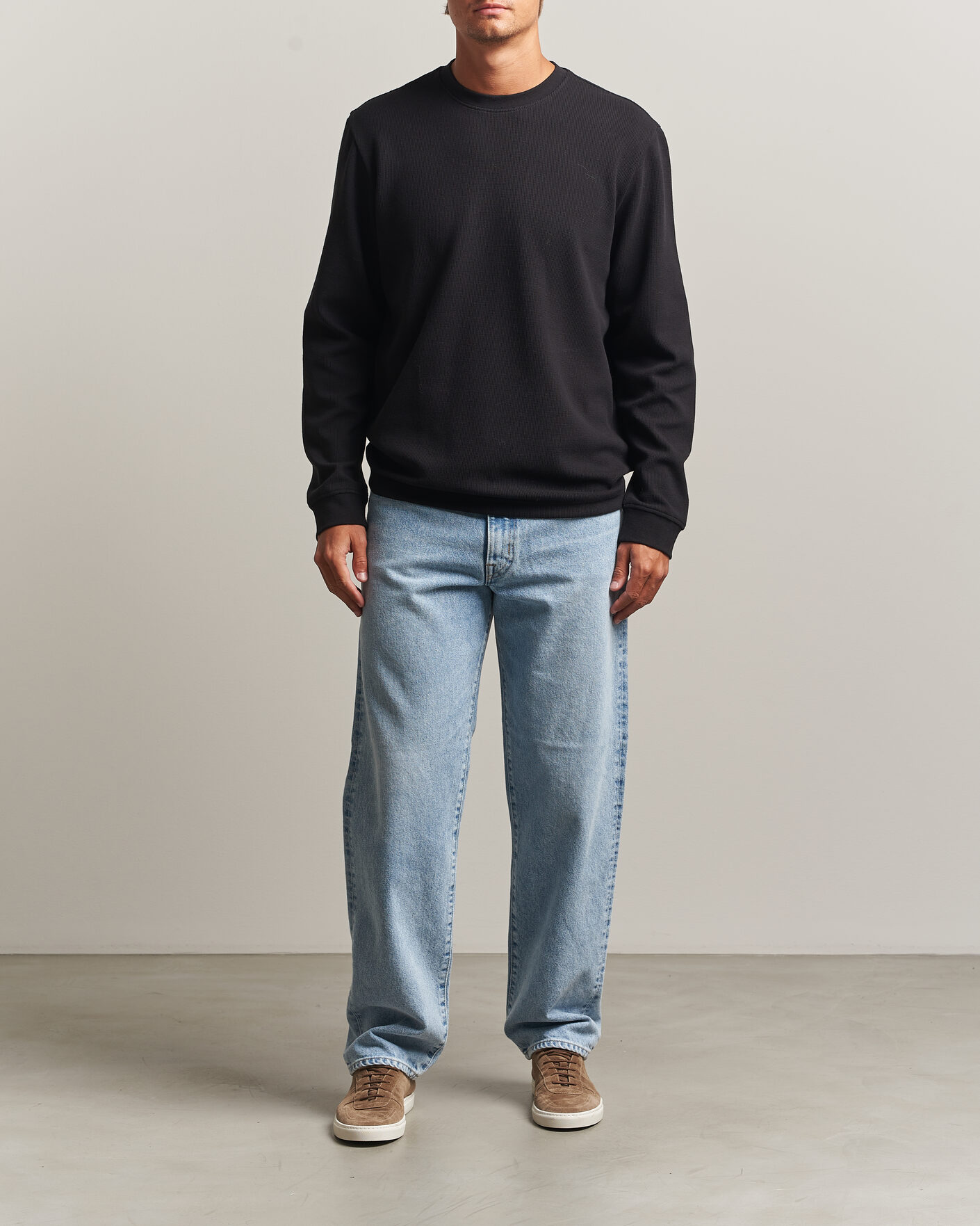 Mies | Puserot | BOSS ORANGE | Tempesto Sweater Black