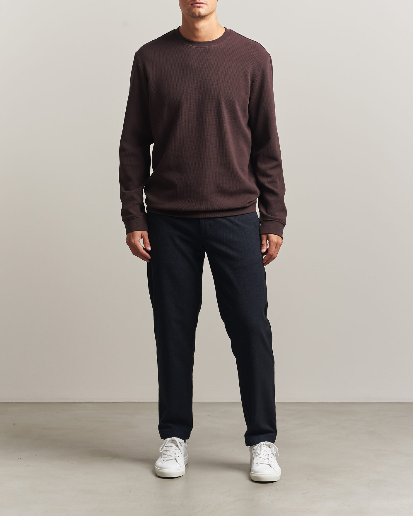 Mies | Puserot | BOSS ORANGE | Tempesto Sweater Dark Brown
