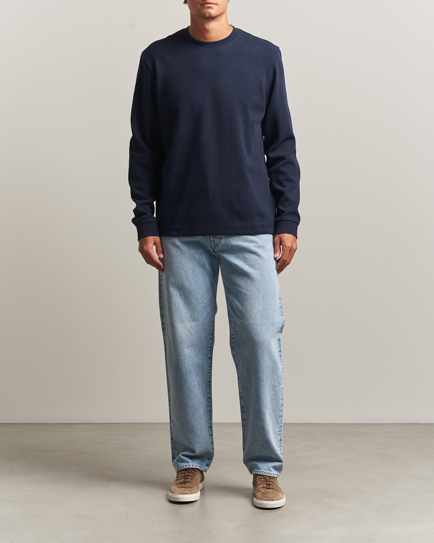Mies | Puserot | BOSS ORANGE | Tempesto Sweater Dark Blue