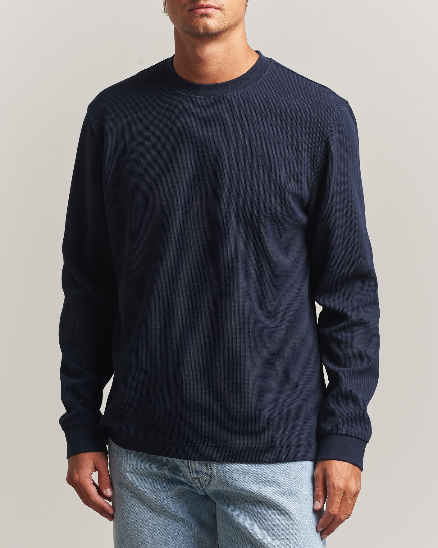 Mies | Puserot | BOSS ORANGE | Tempesto Sweater Dark Blue