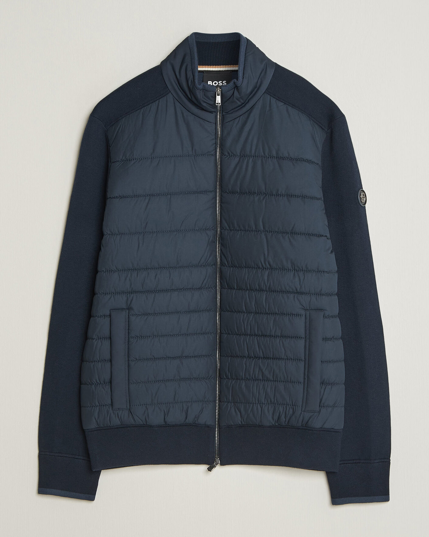 Mies | Takit | BOSS BLACK | Facente Hybrid Jacket Dark Blue