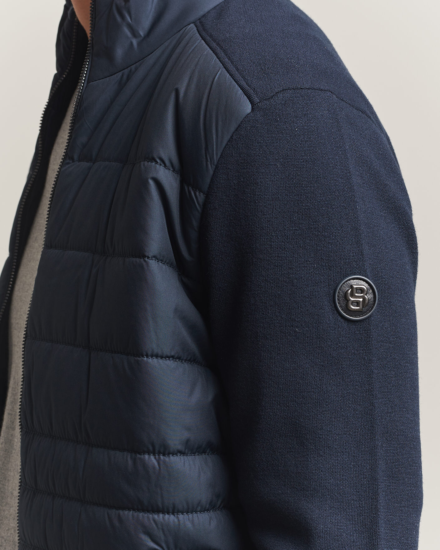 Mies | Takit | BOSS BLACK | Facente Hybrid Jacket Dark Blue