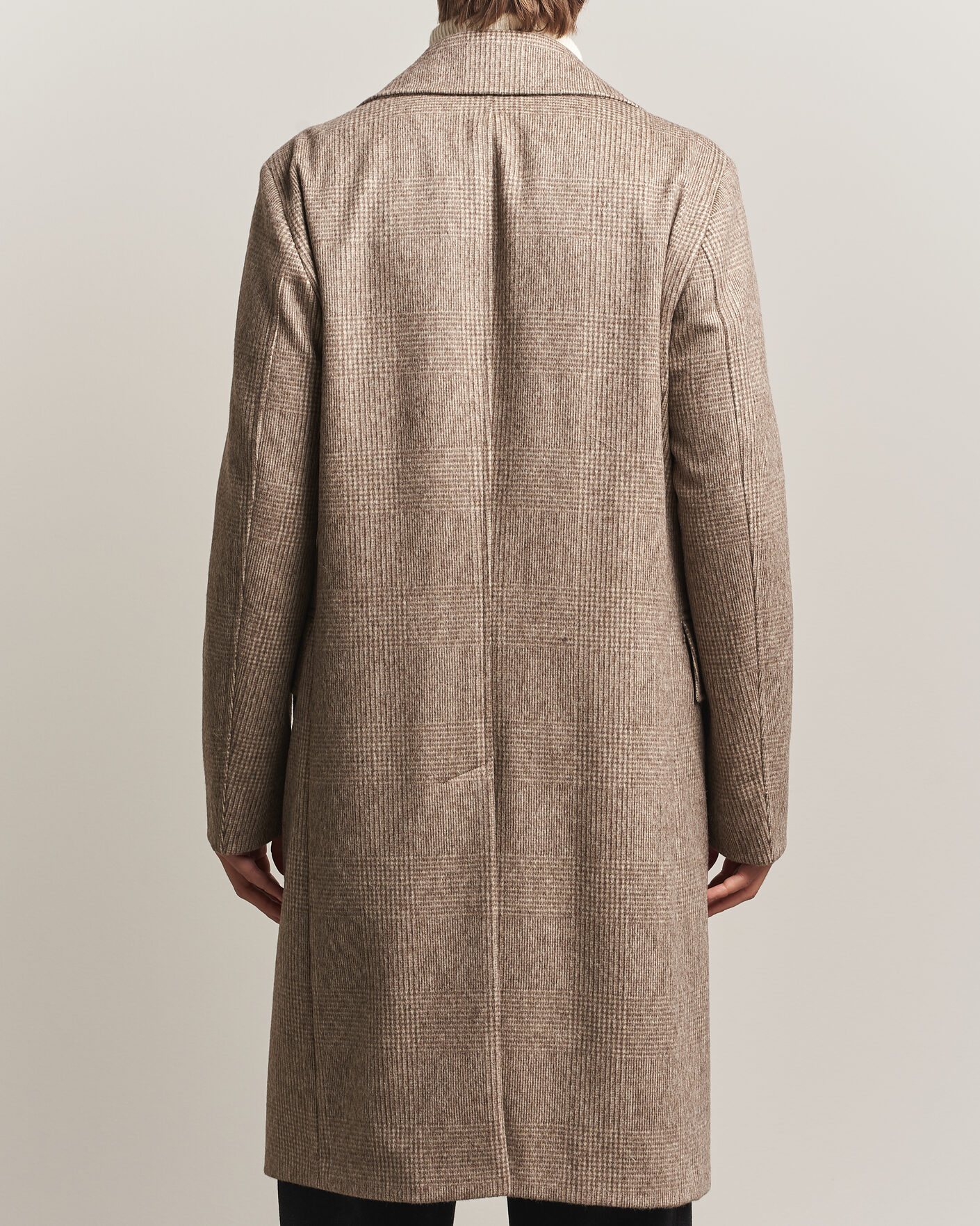 Mies | Takit | BOSS BLACK | Jared Wool Double Breasted Coat Open Brown