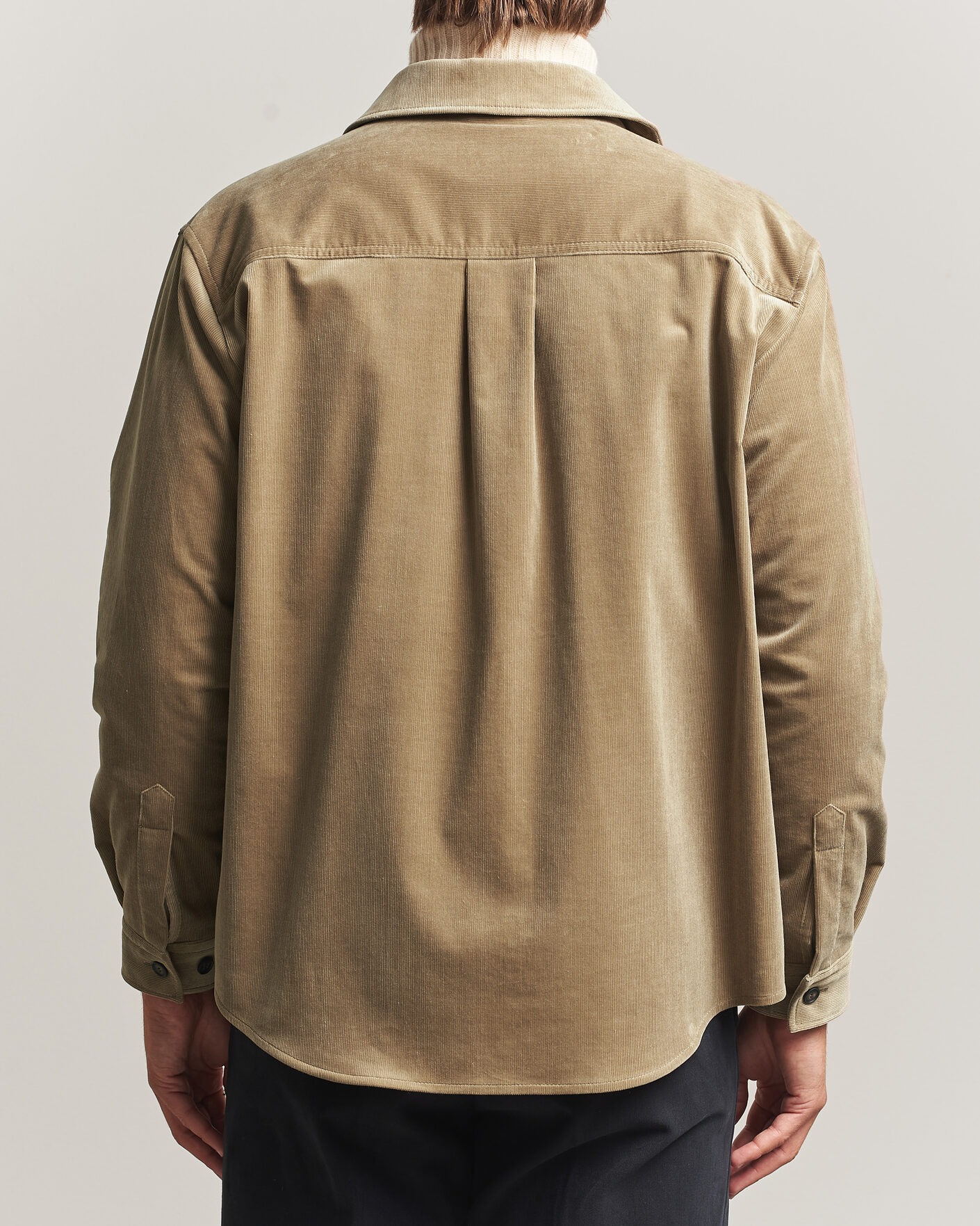 Mies | Kauluspaidat | BOSS BLACK | Carper Corduroy Overshirt Open Brown