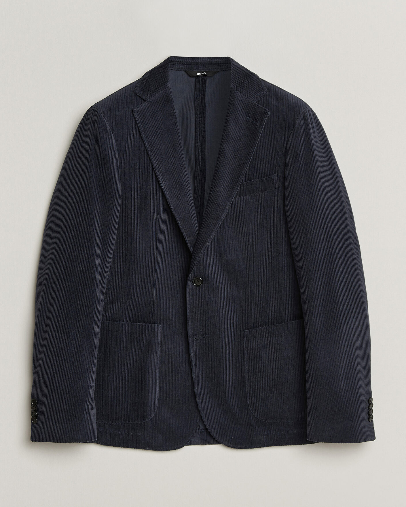 Mies | Pikkutakit | BOSS BLACK | Hanry Corduroy Suit Blazer Open Blue