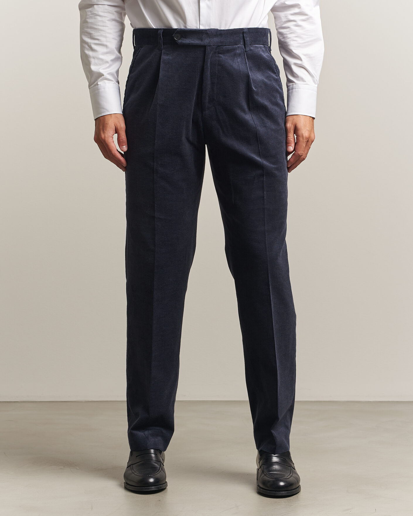 Mies | Housut | BOSS BLACK | Perino Corduroy Suit Trousers Open Blue