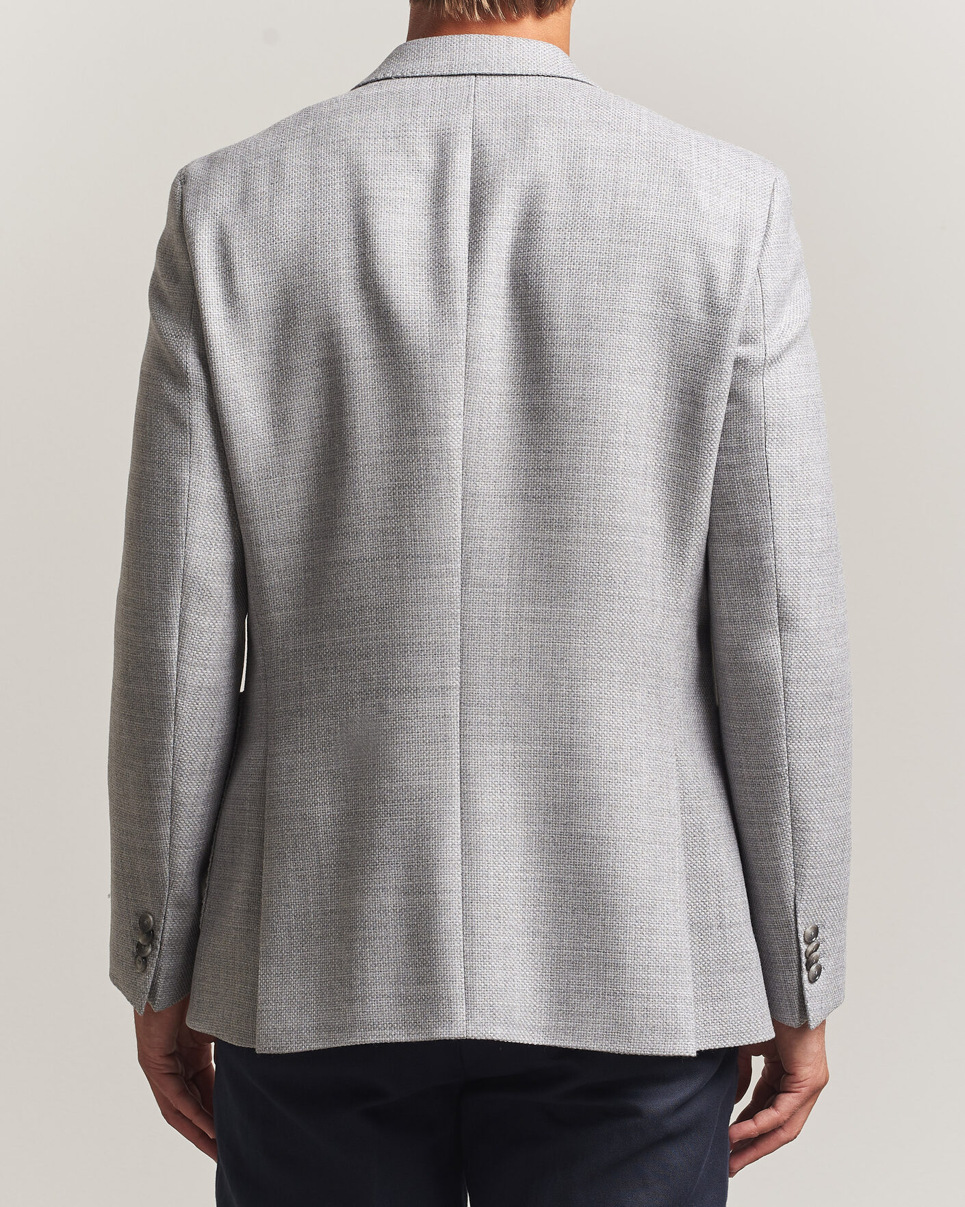 Mies | Pikkutakit | BOSS BLACK | Hutson Wool Patch Pocket Blazer Light Grey