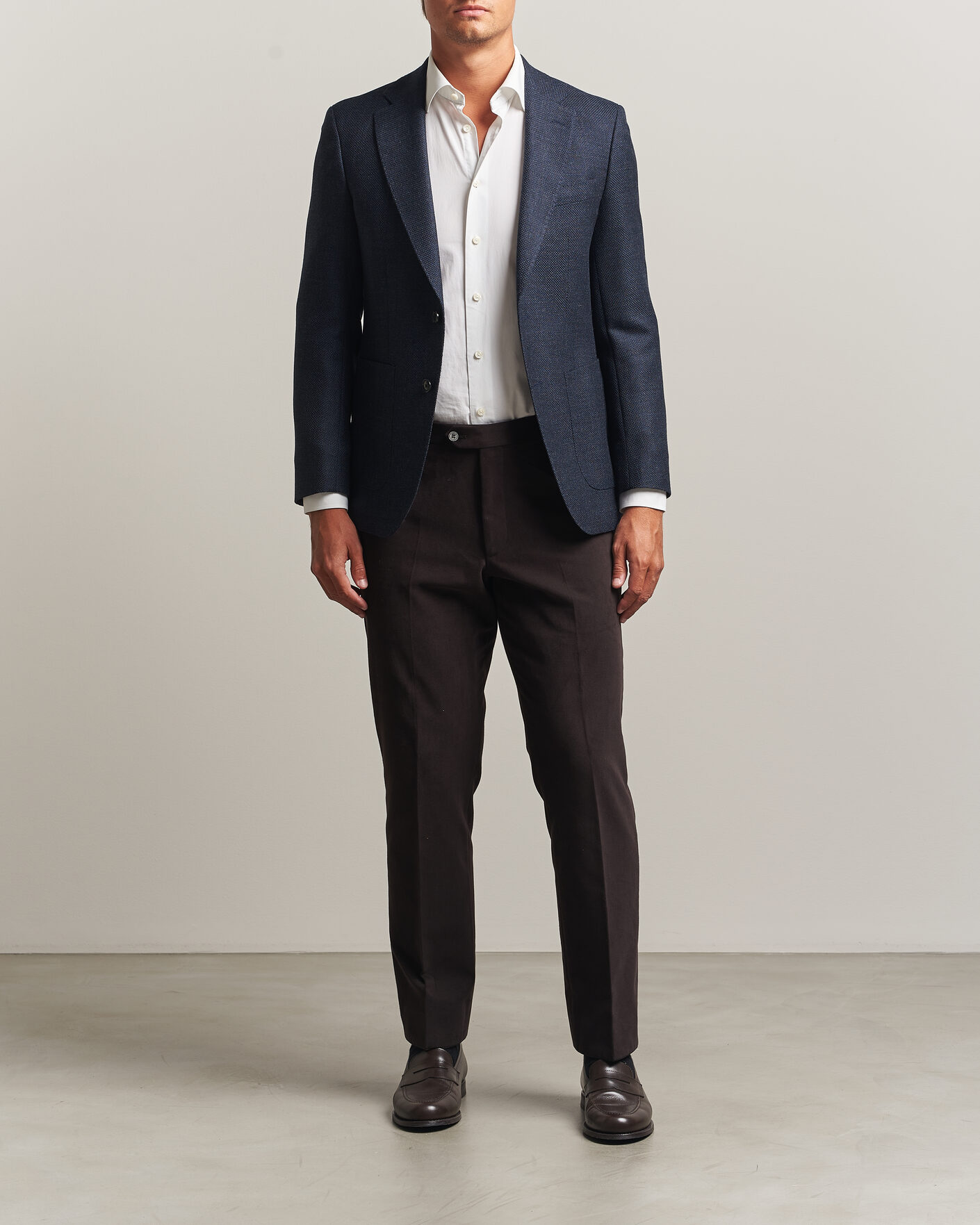 Mies | Pikkutakit | BOSS BLACK | Hutson Wool Patch Pocket Blazer Dark Blue