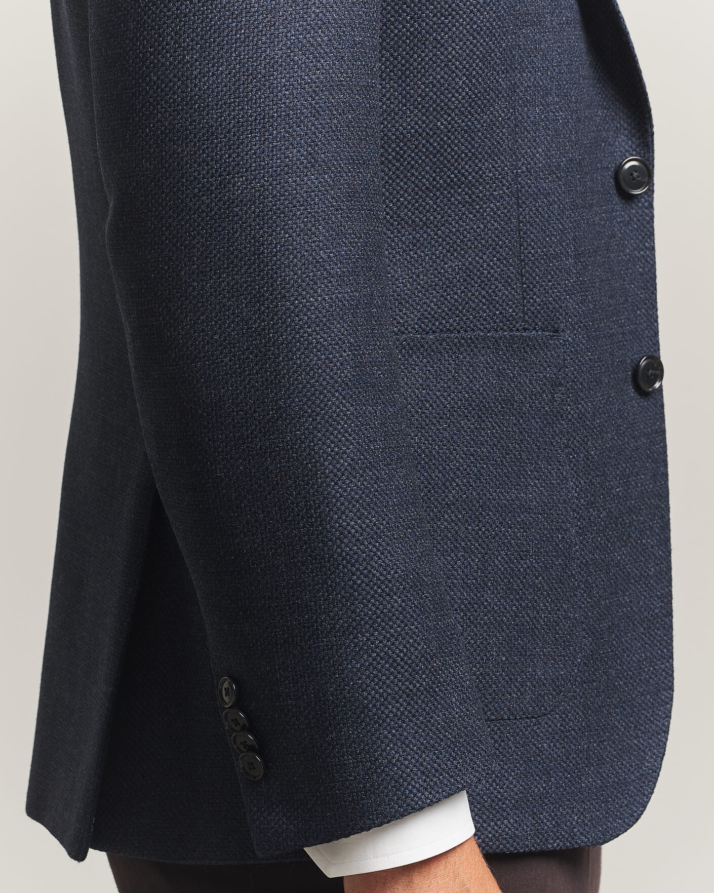 Mies | Pikkutakit | BOSS BLACK | Hutson Wool Patch Pocket Blazer Dark Blue