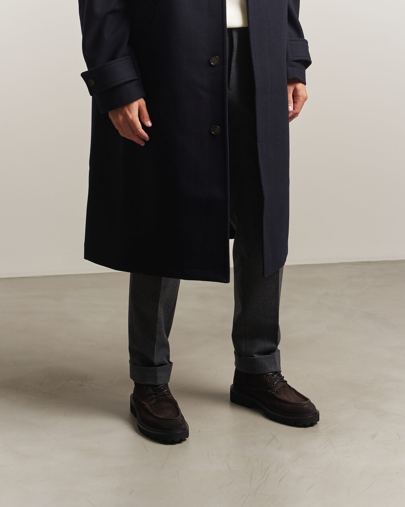 Mies | Nilkkurit | BOSS BLACK | Julio Suede Boot Dark Brown