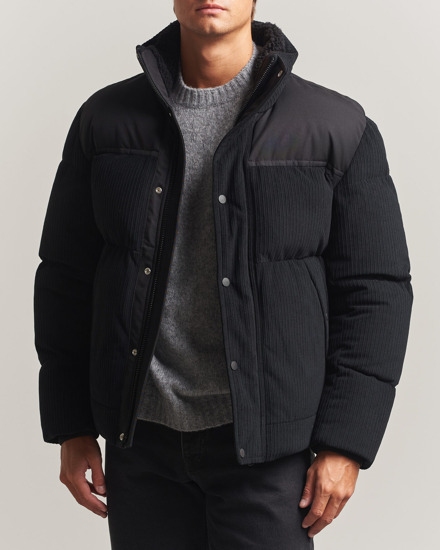 Mies | Takit | BOSS ORANGE | Ocord Corduroy Jacket Black