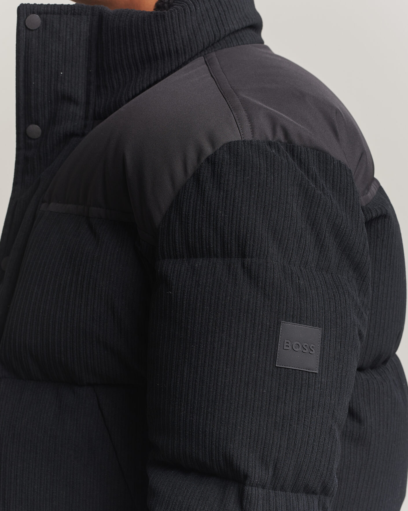 Mies | Takit | BOSS ORANGE | Ocord Corduroy Jacket Black