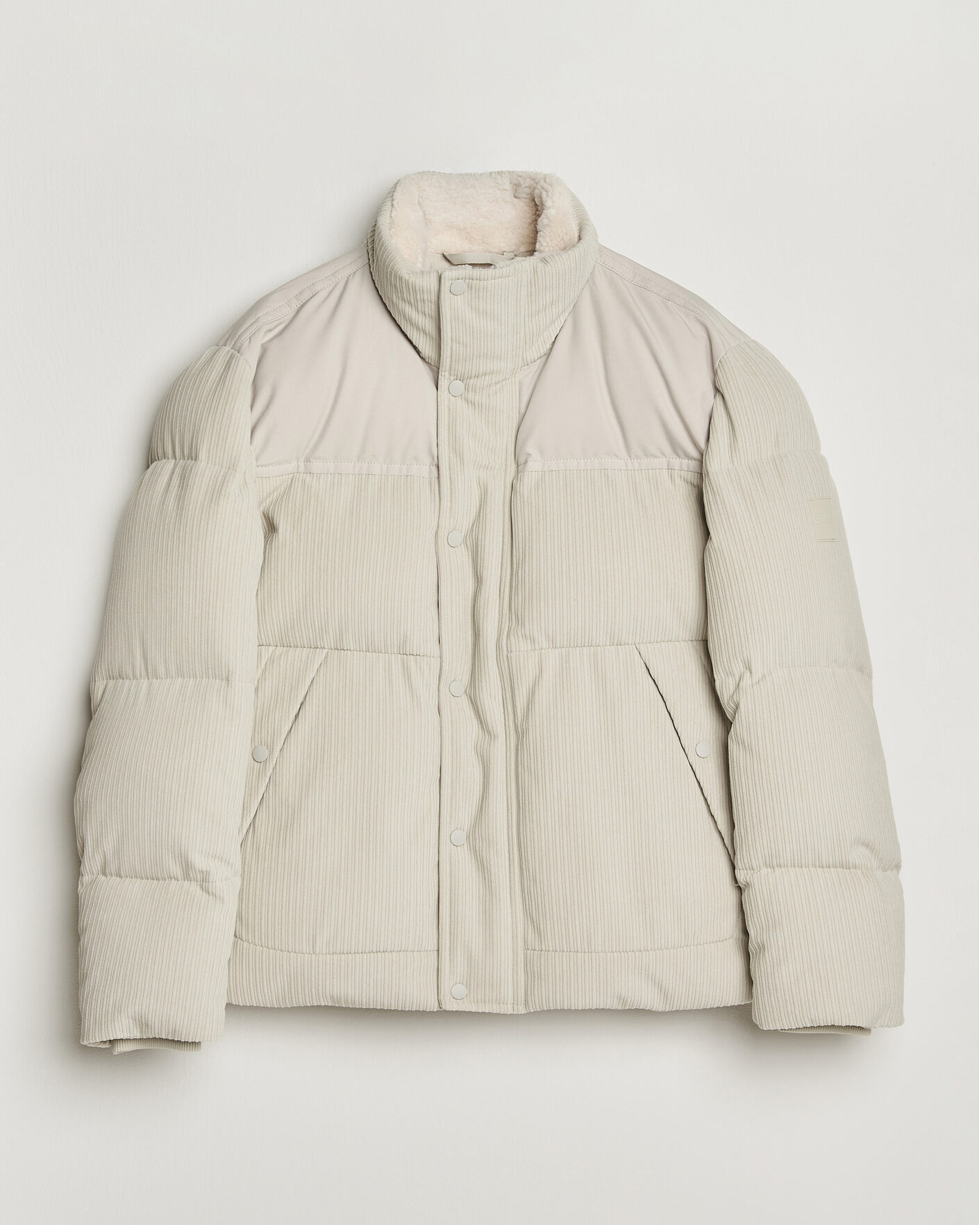 Mies | Takit | BOSS ORANGE | Ocord Corduroy Jacket Light Beige
