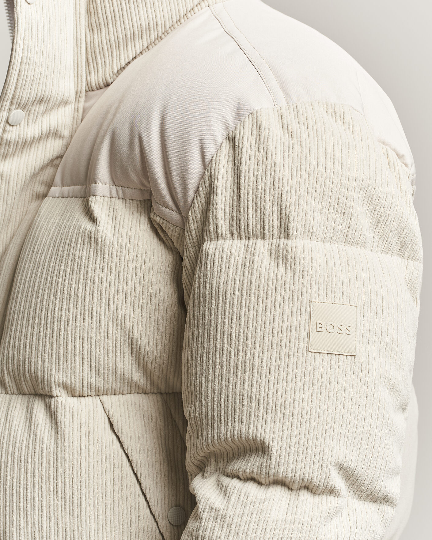 Mies | Takit | BOSS ORANGE | Ocord Corduroy Jacket Light Beige