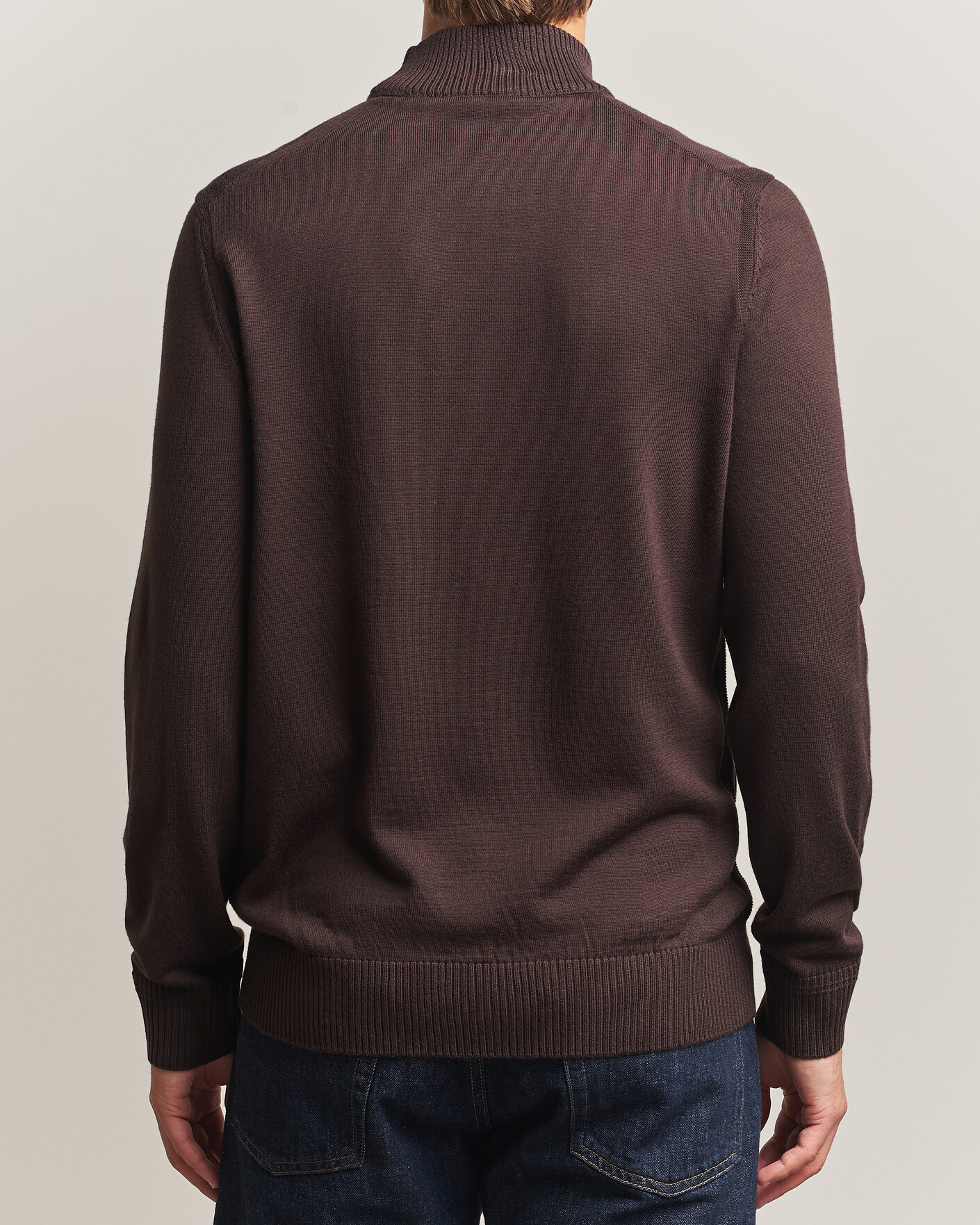 Mies | Puserot | BOSS ORANGE | Avac Knitted Turtleneck Dark Brown
