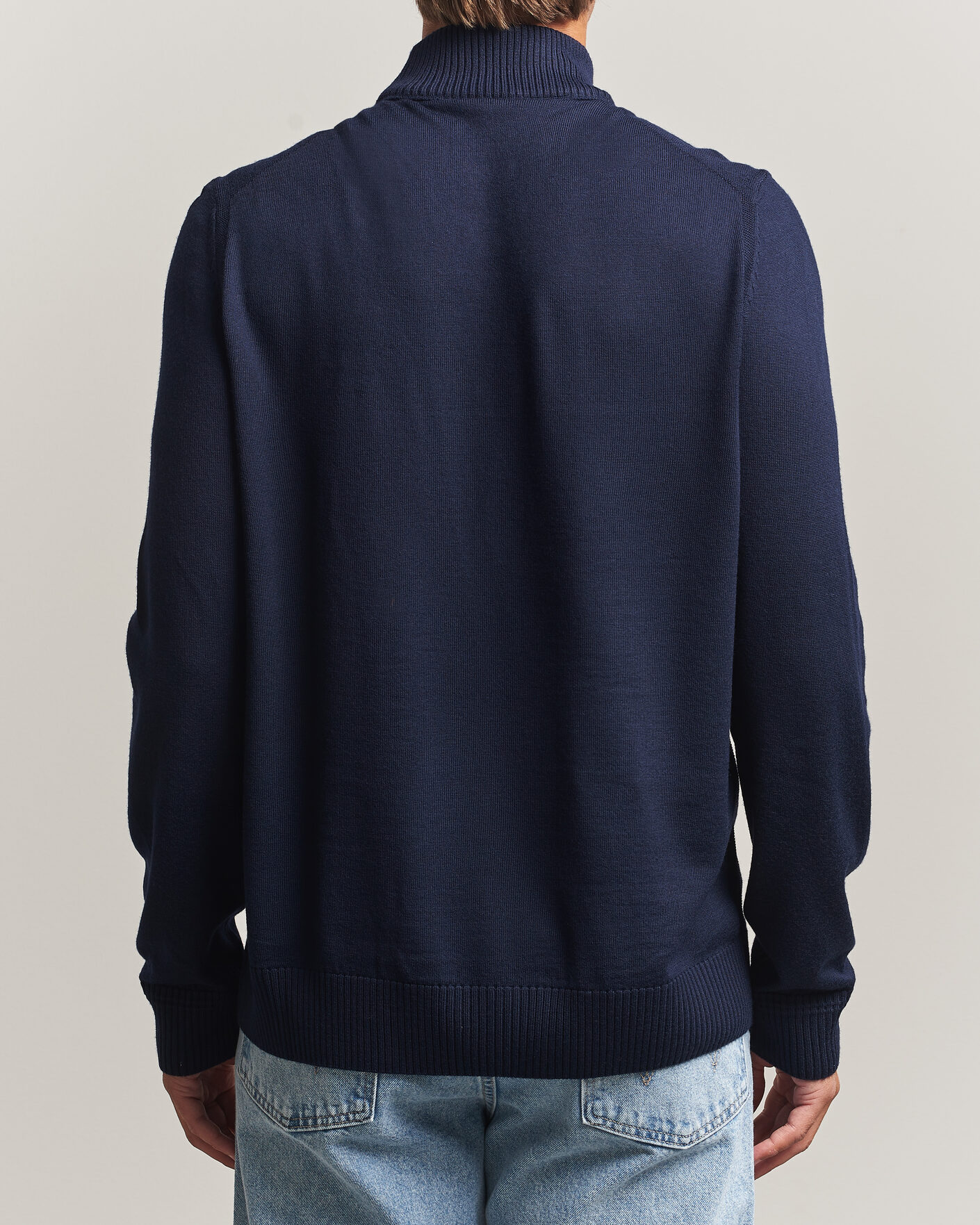 Mies | Puserot | BOSS ORANGE | Avac Knitted Turtleneck Dark Blue
