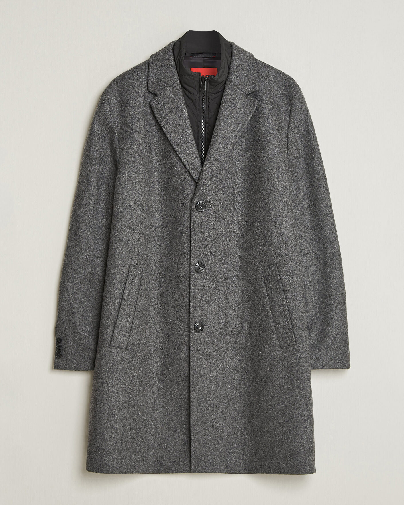 Mies | Takit | HUGO | Milogan Bib Coat Dark Grey
