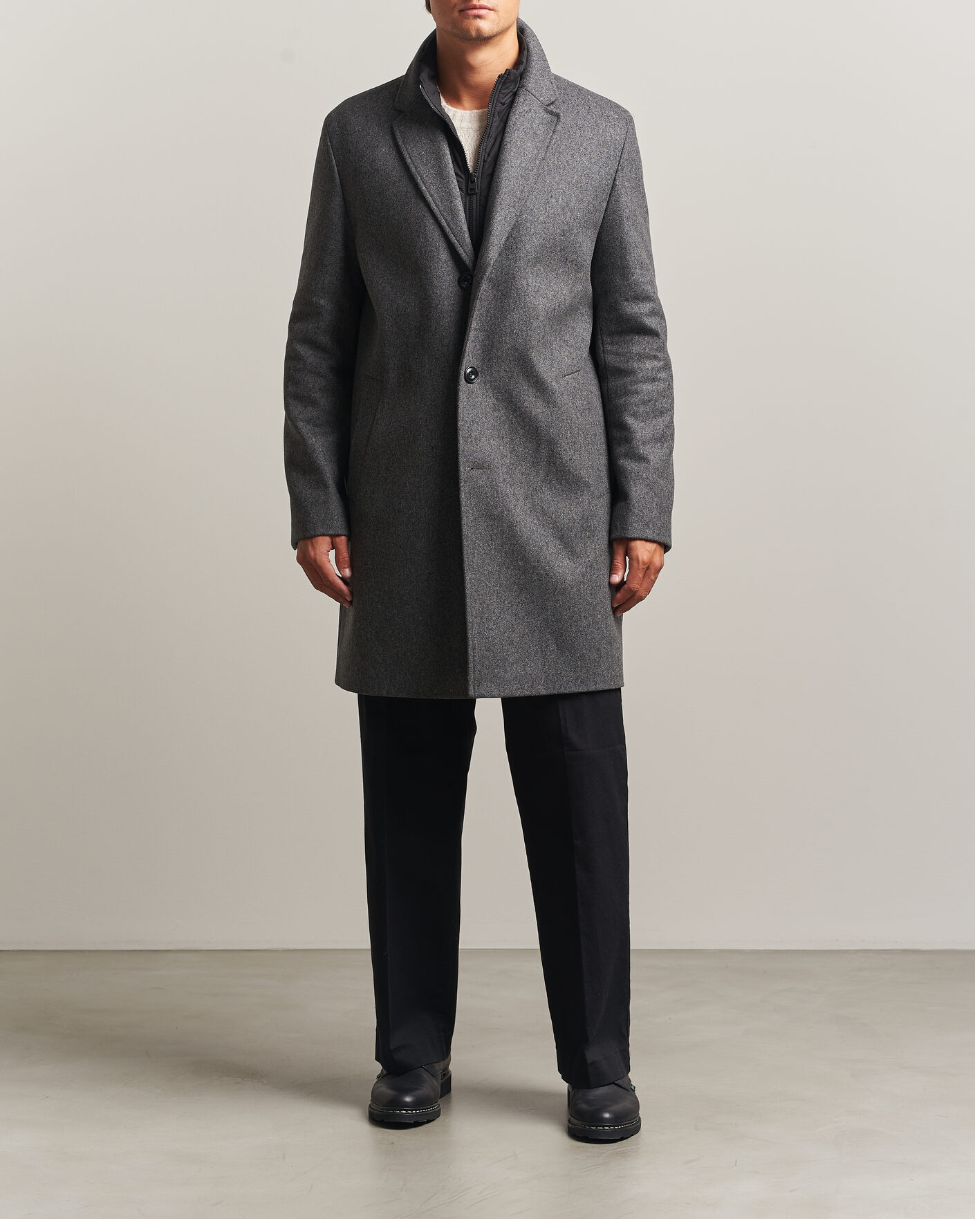 Mies | Takit | HUGO | Milogan Bib Coat Dark Grey